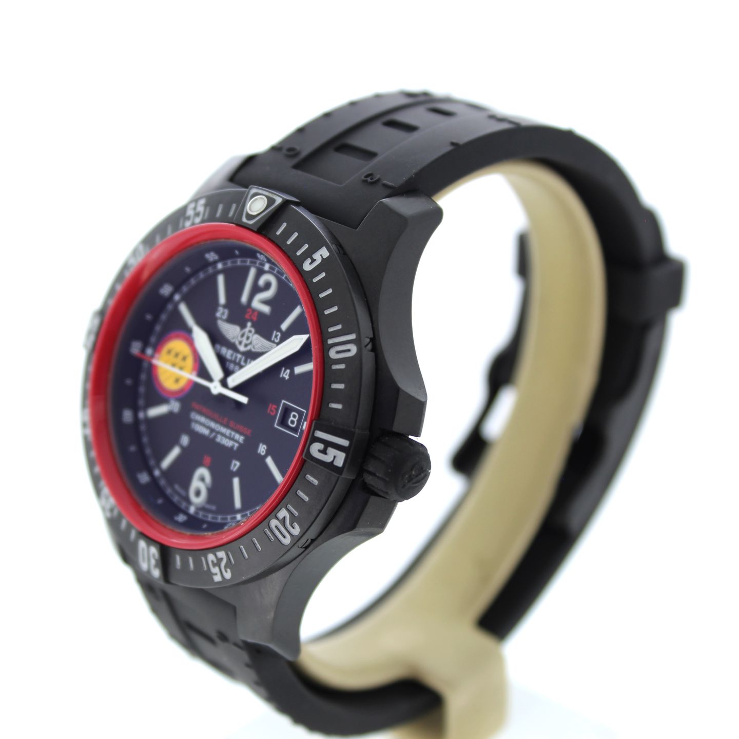 Breitling Colt Skyracer X74320B8/BG40 (2018) - Zwart wijzerplaat 45mm Plastic (5/7)