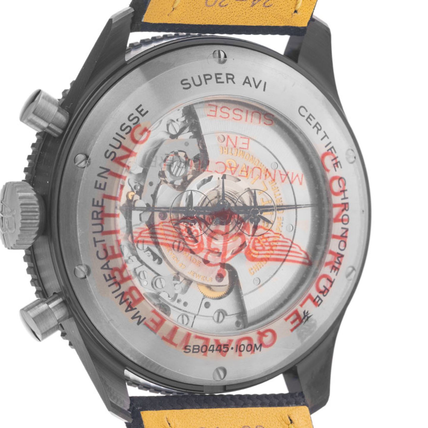 Breitling Super Avi SB04451A1B1X1 (2024) - Black dial 46 mm Ceramic case (6/7)