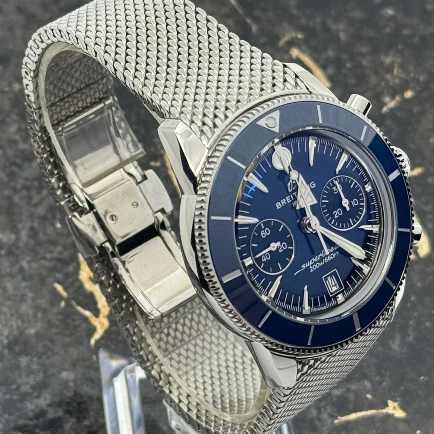 Breitling Superocean Heritage AB0156161C1A1 (2025) - Blauw wijzerplaat 42mm Staal (5/8)