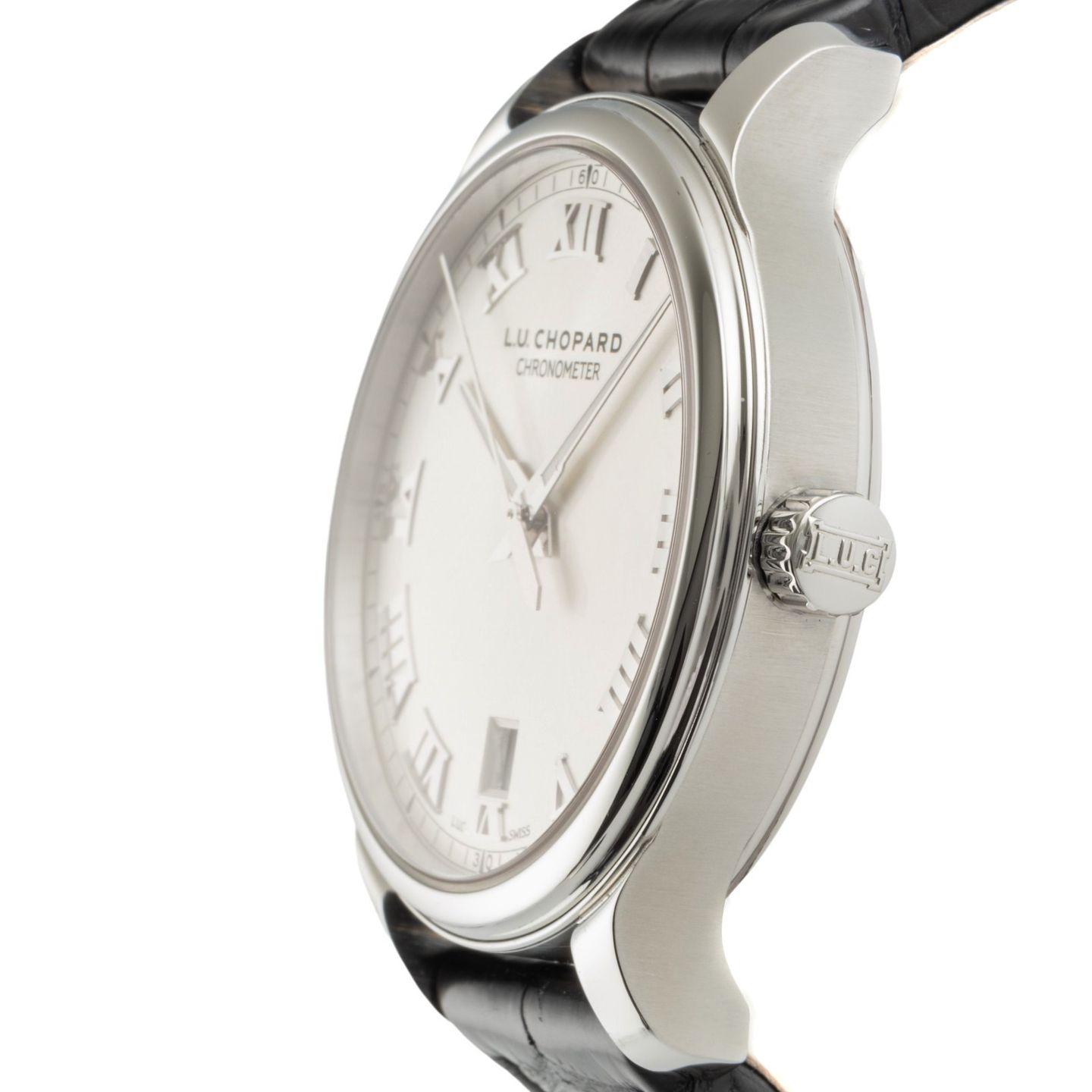 Chopard L.U.C 278551-3004 (2019) - Zwart wijzerplaat 36mm Staal (6/8)