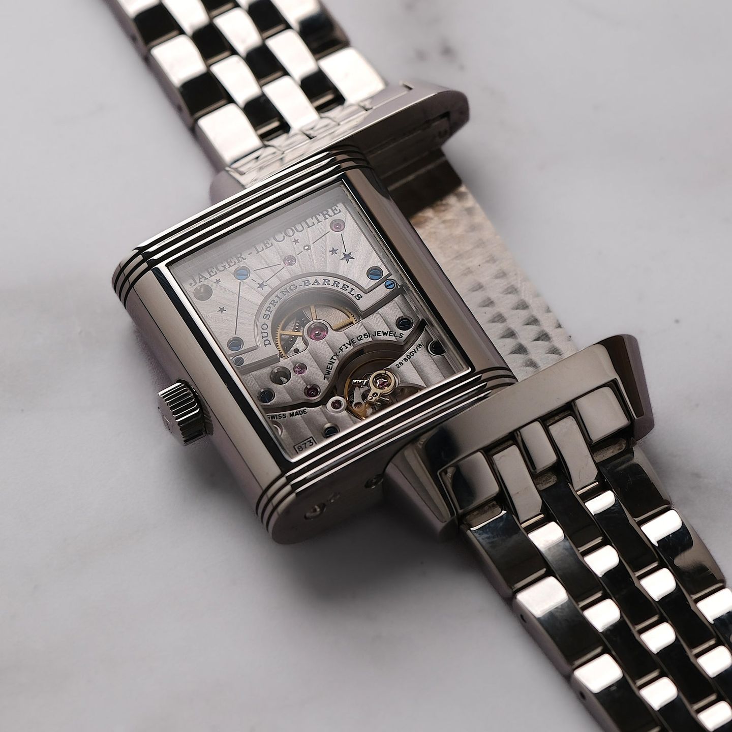 Jaeger-LeCoultre Grande Reverso 240.8.27 (Onbekend (willekeurig serienummer)) - Zilver wijzerplaat 30mm Staal (2/6)