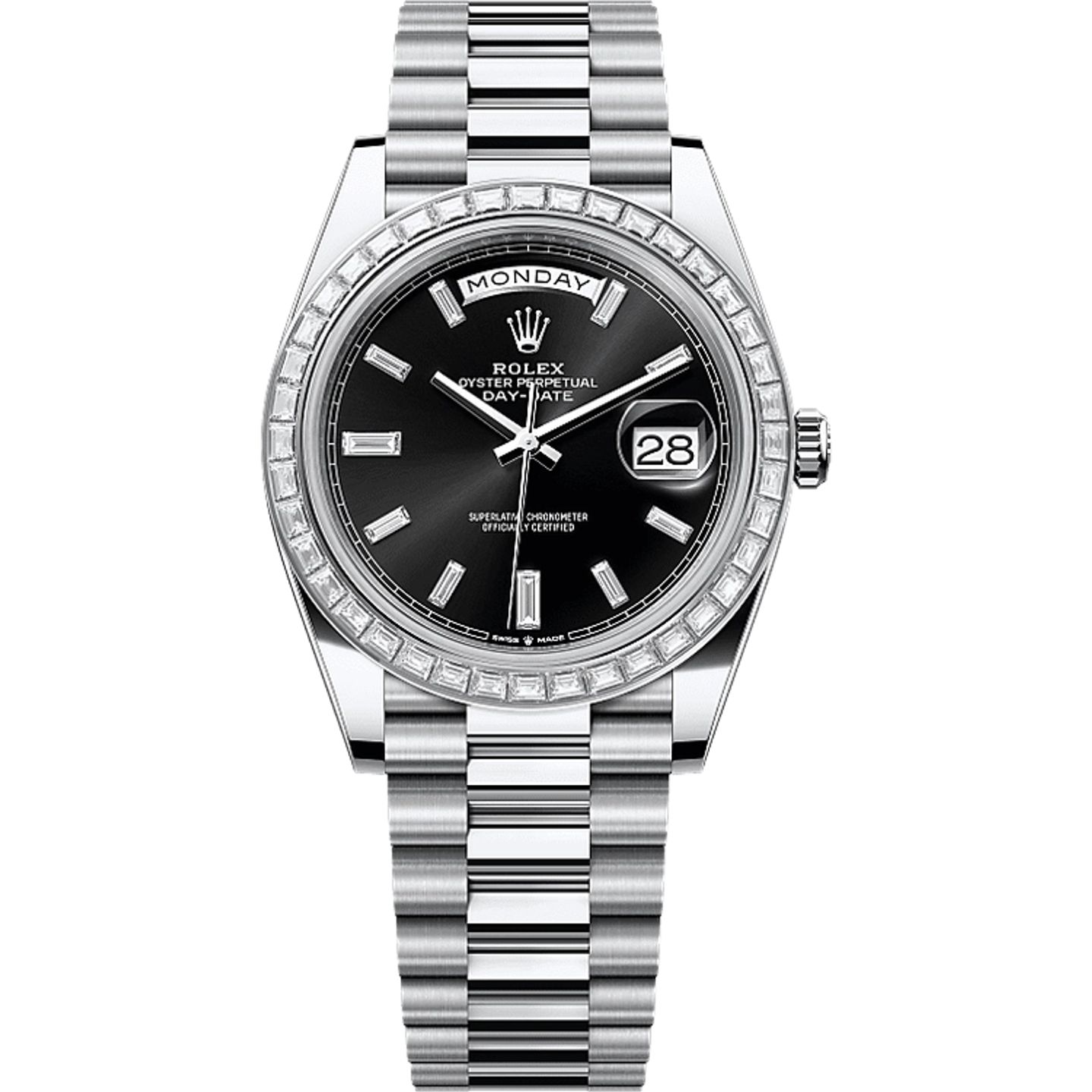 Rolex Day-Date 40 228396TBR (2025) - Zwart wijzerplaat 40mm Platina (1/1)
