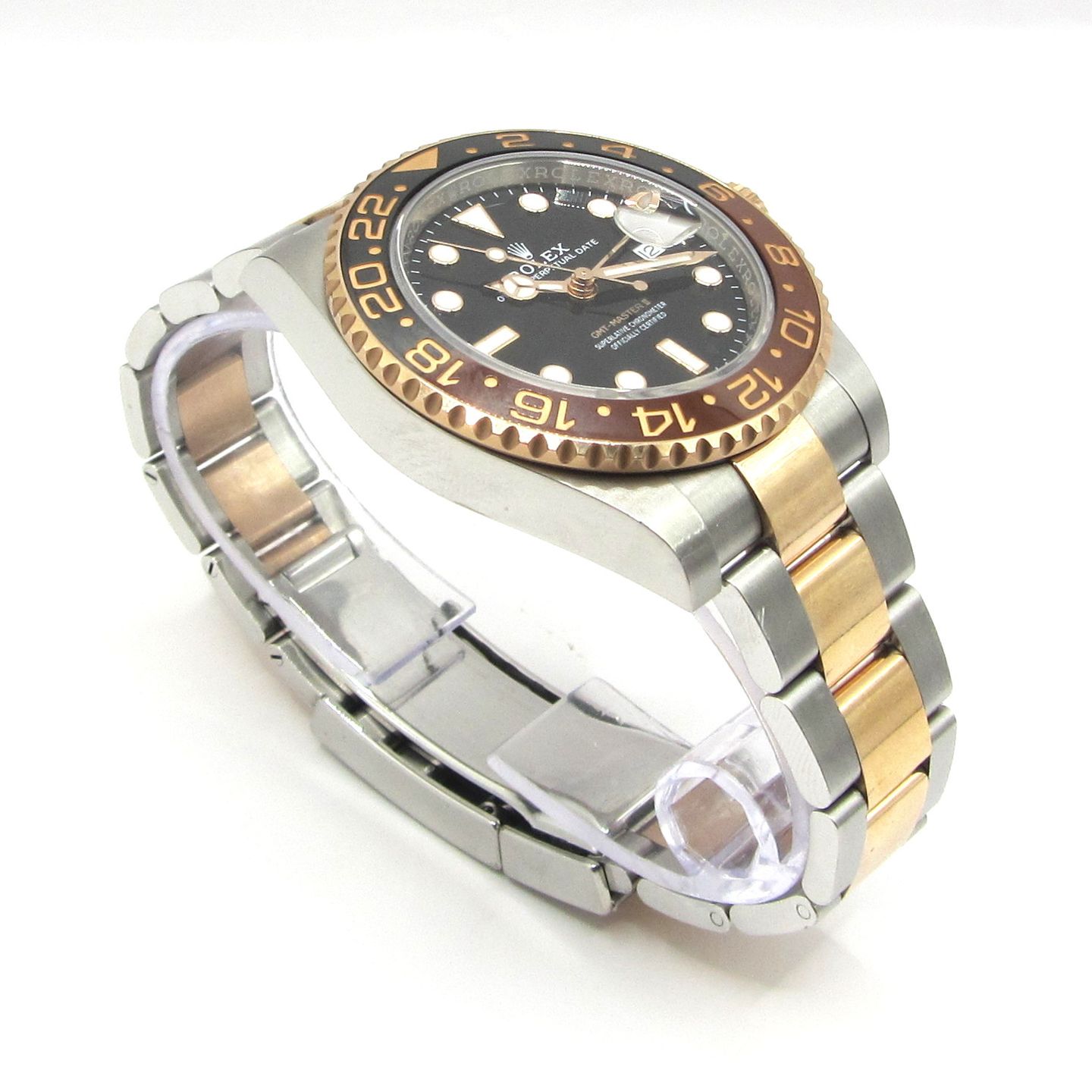 Rolex GMT-Master II 126711CHNR (Onbekend (willekeurig serienummer)) - Zwart wijzerplaat 40mm Goud/Staal (6/6)