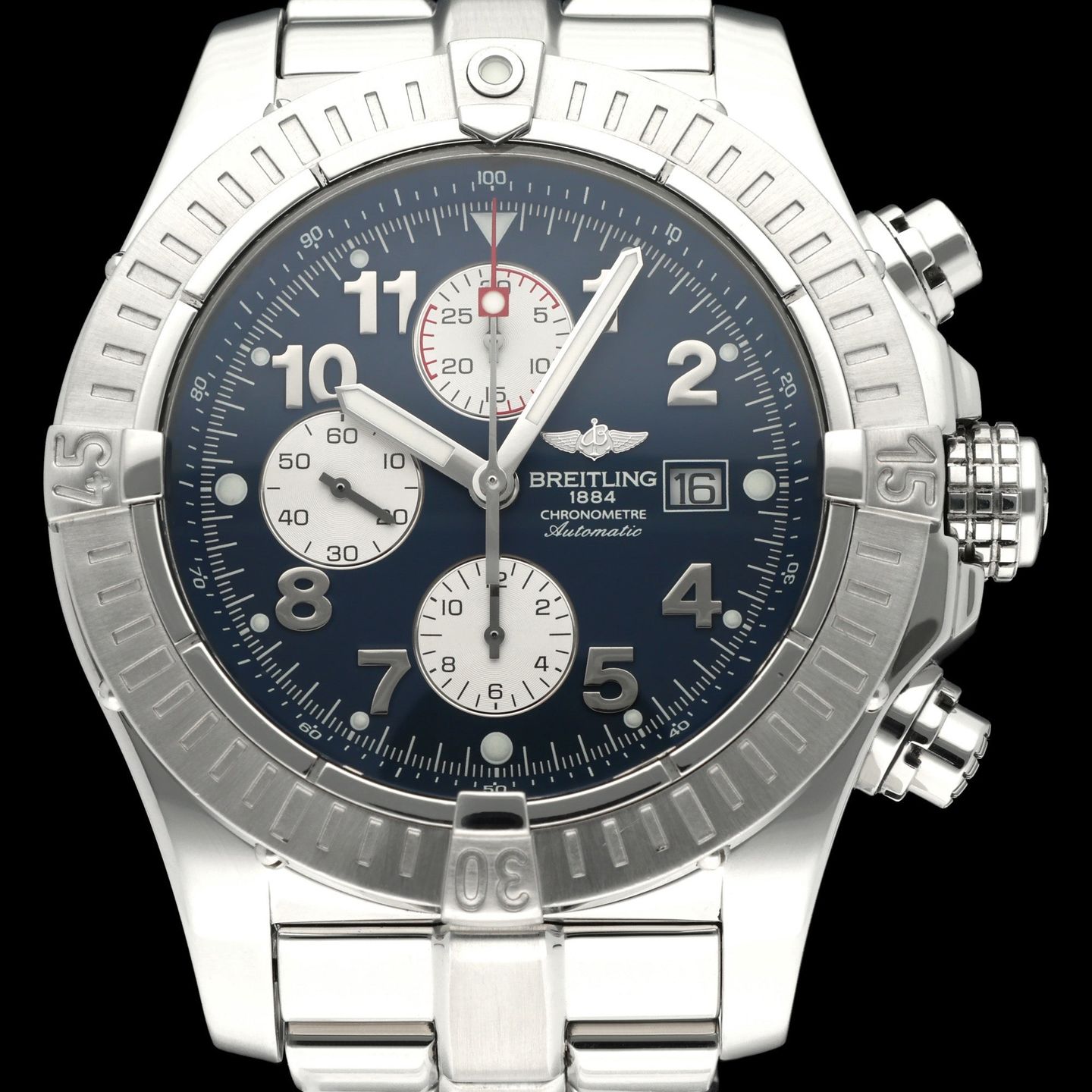 Breitling Super Avenger A13370 (2005) - 48 mm Steel case (1/8)