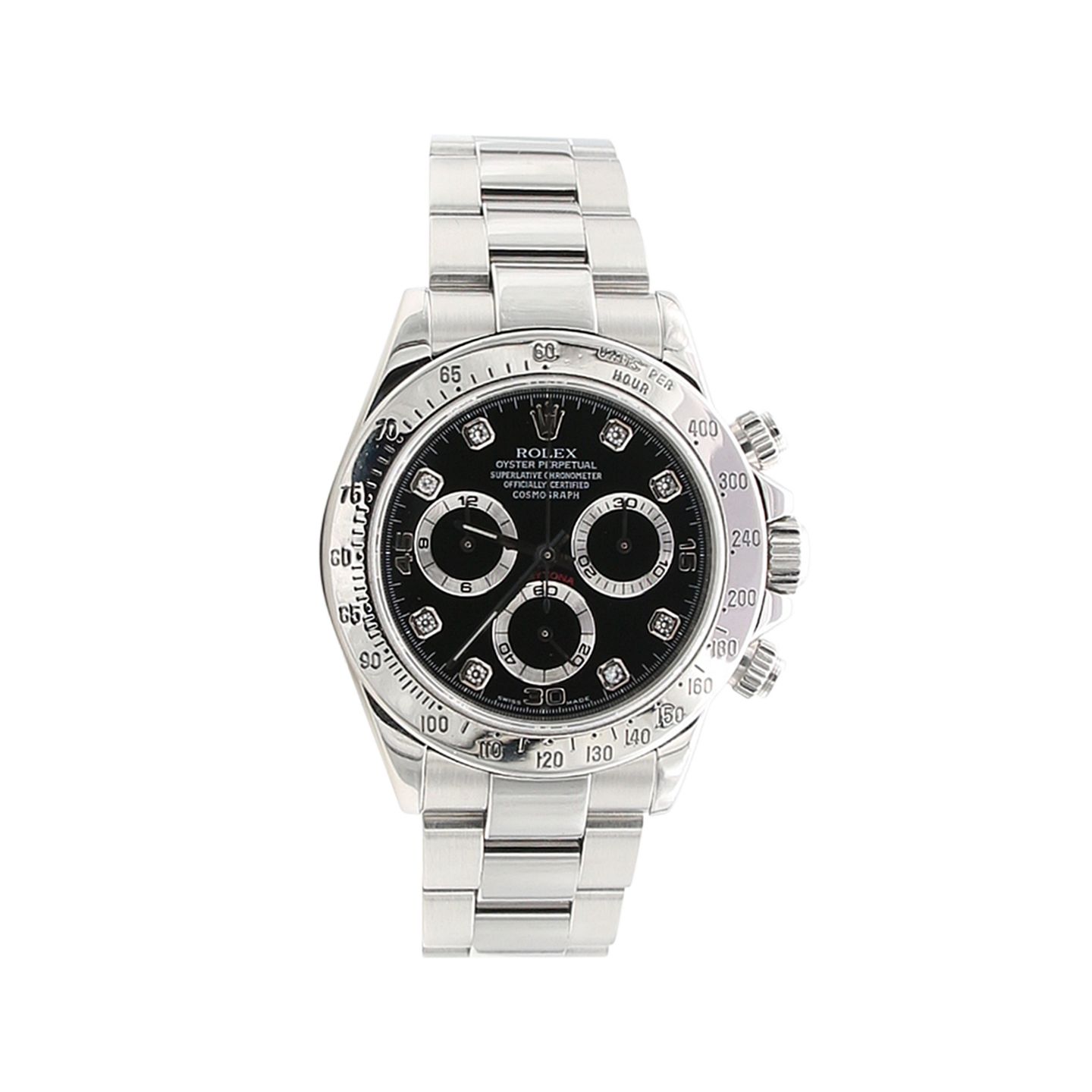 Rolex Daytona 116520 (Unknown (random serial)) - Black dial 40 mm Steel case (2/8)