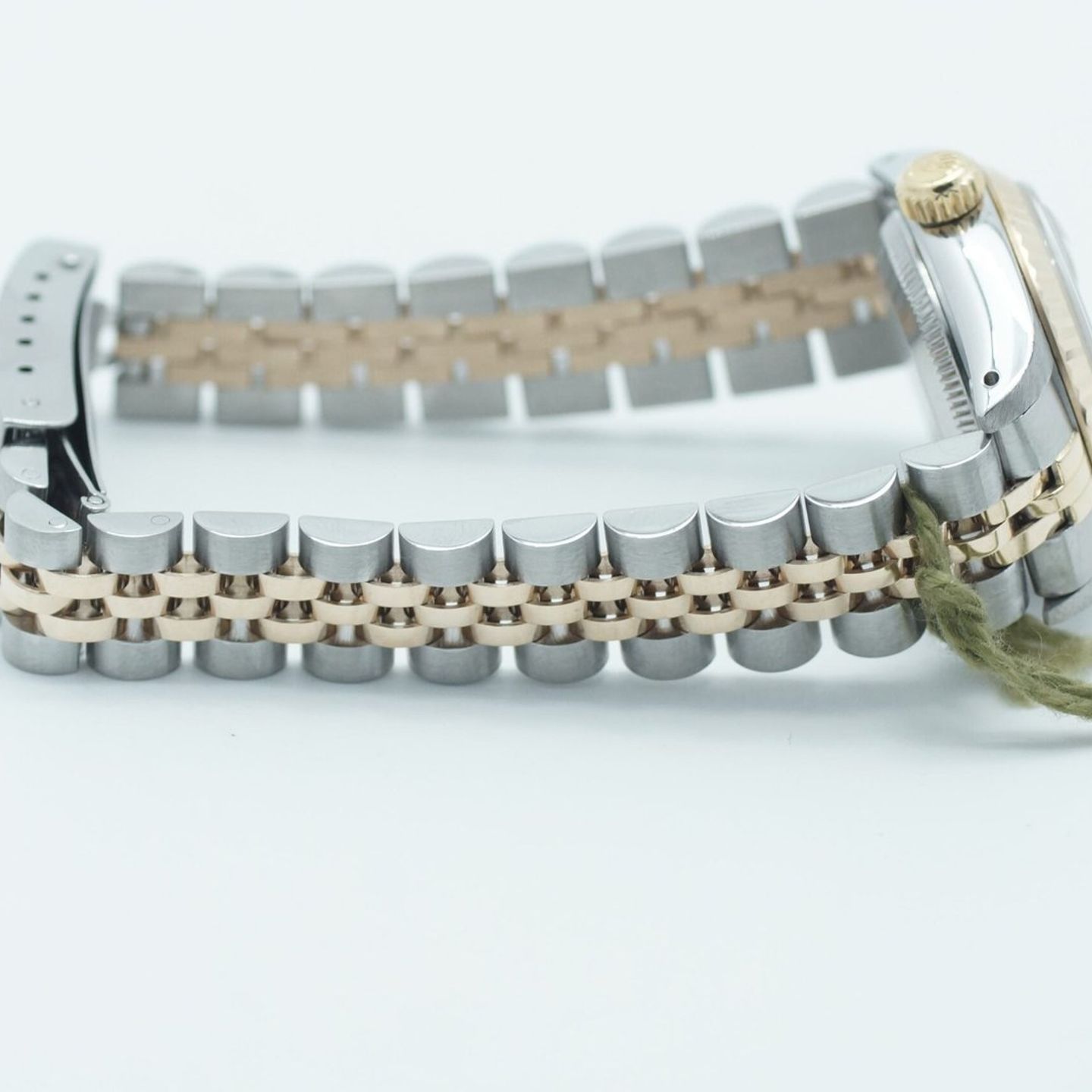 Rolex Lady-Datejust 69173 (1992) - Champagne dial 26 mm Gold/Steel case (6/8)