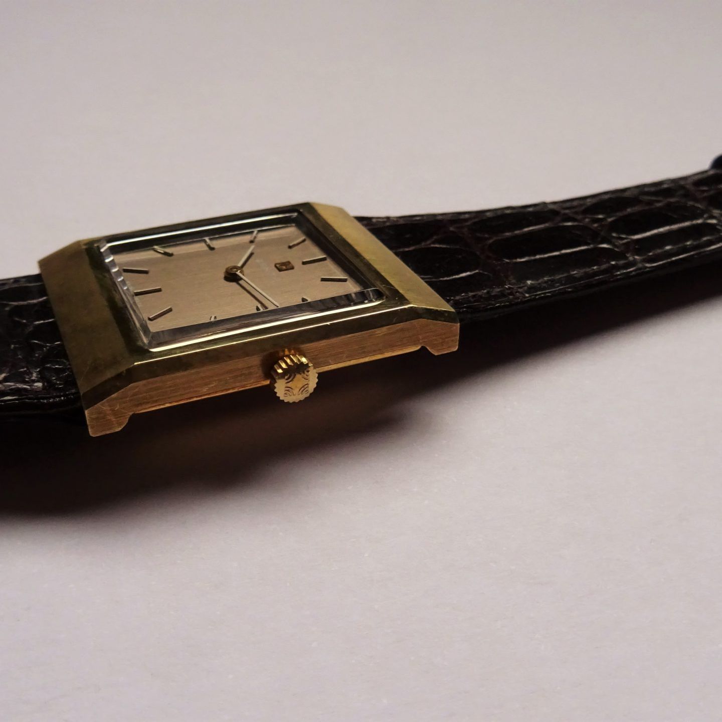 Zenith Vintage 30.0840.172 (1967) - Brown dial 28 mm Yellow Gold case (3/5)