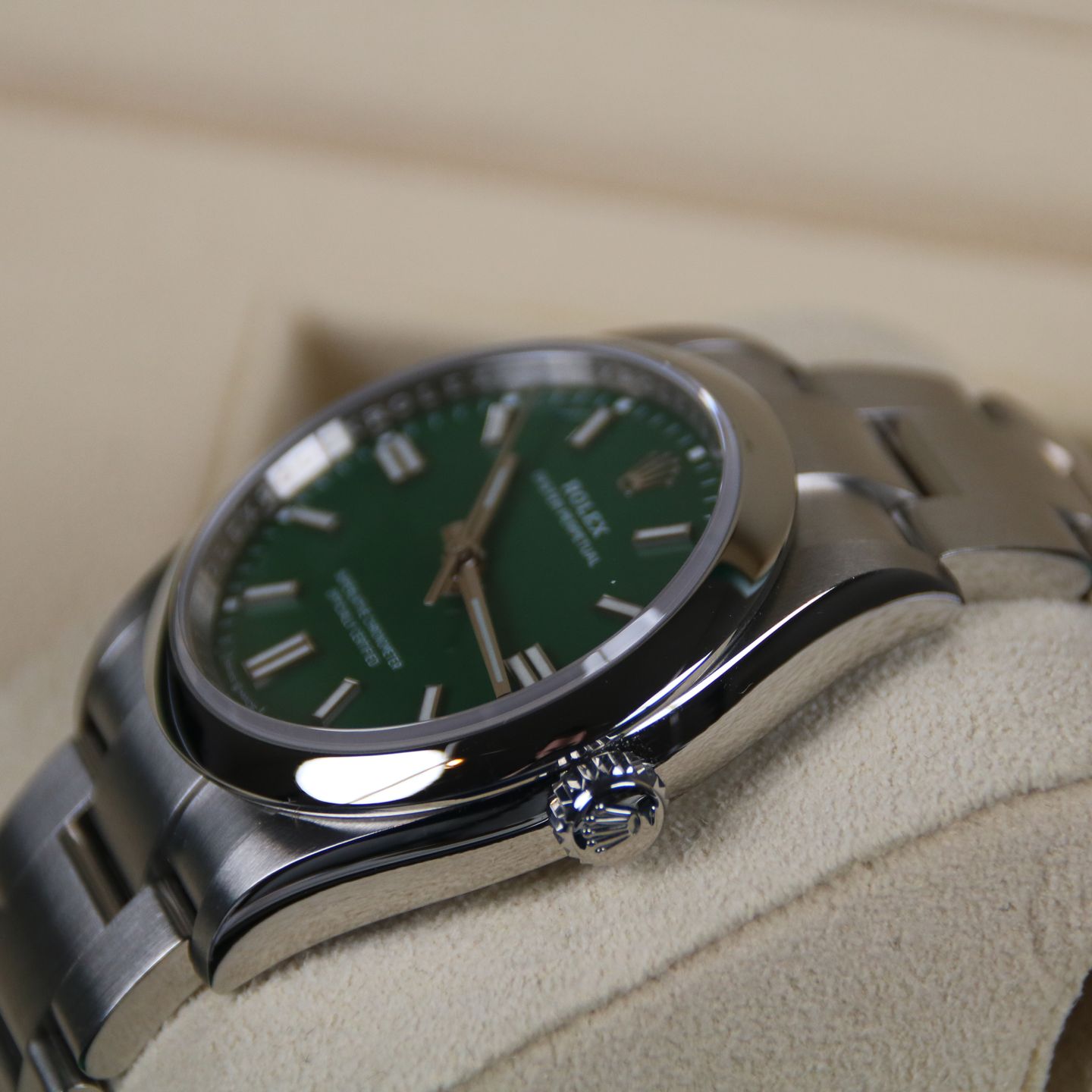 Rolex Oyster Perpetual 36 126000 (2023) - Groen wijzerplaat 36mm Staal (5/6)