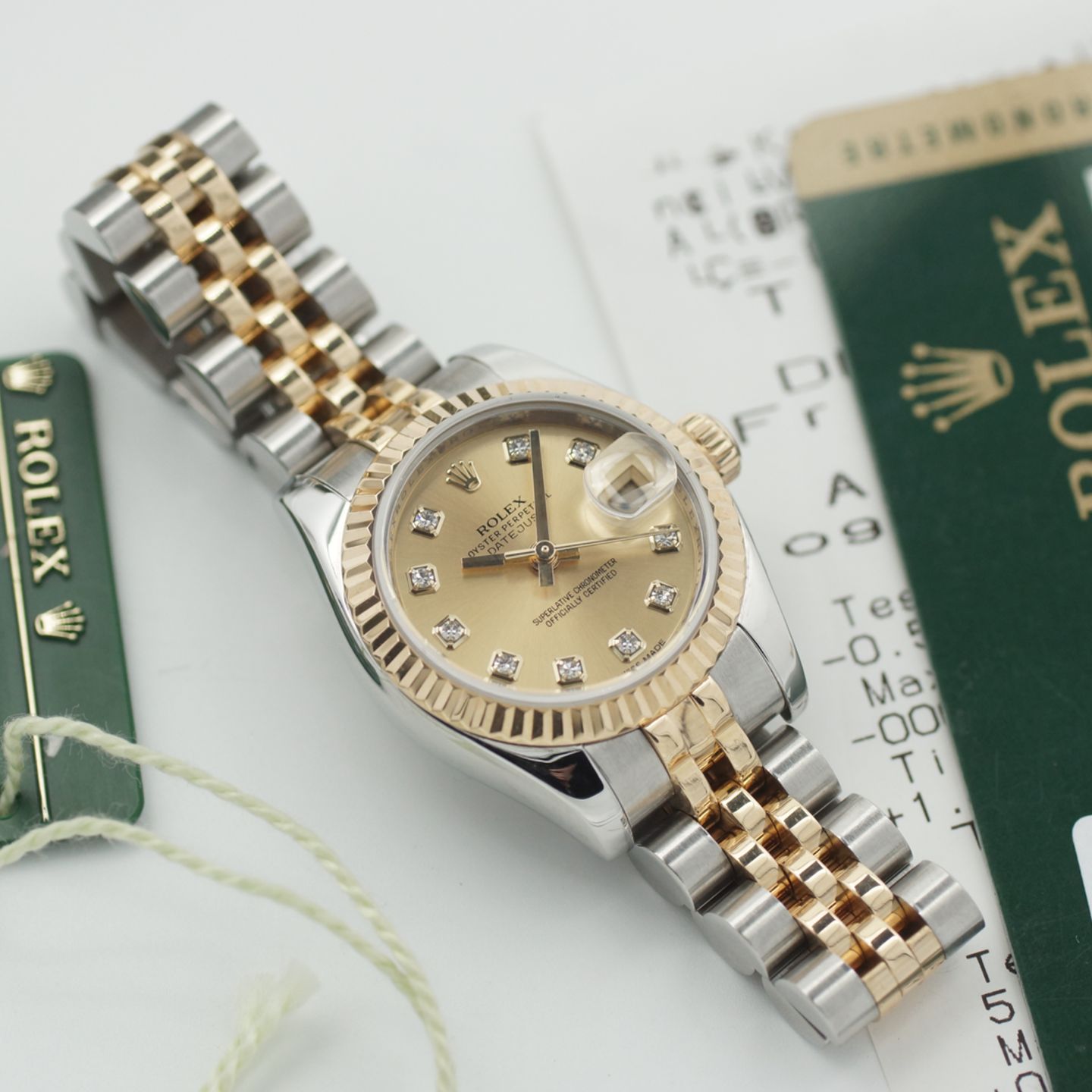 Rolex Lady-Datejust 179173 (2011) - 26mm Goud/Staal (1/8)