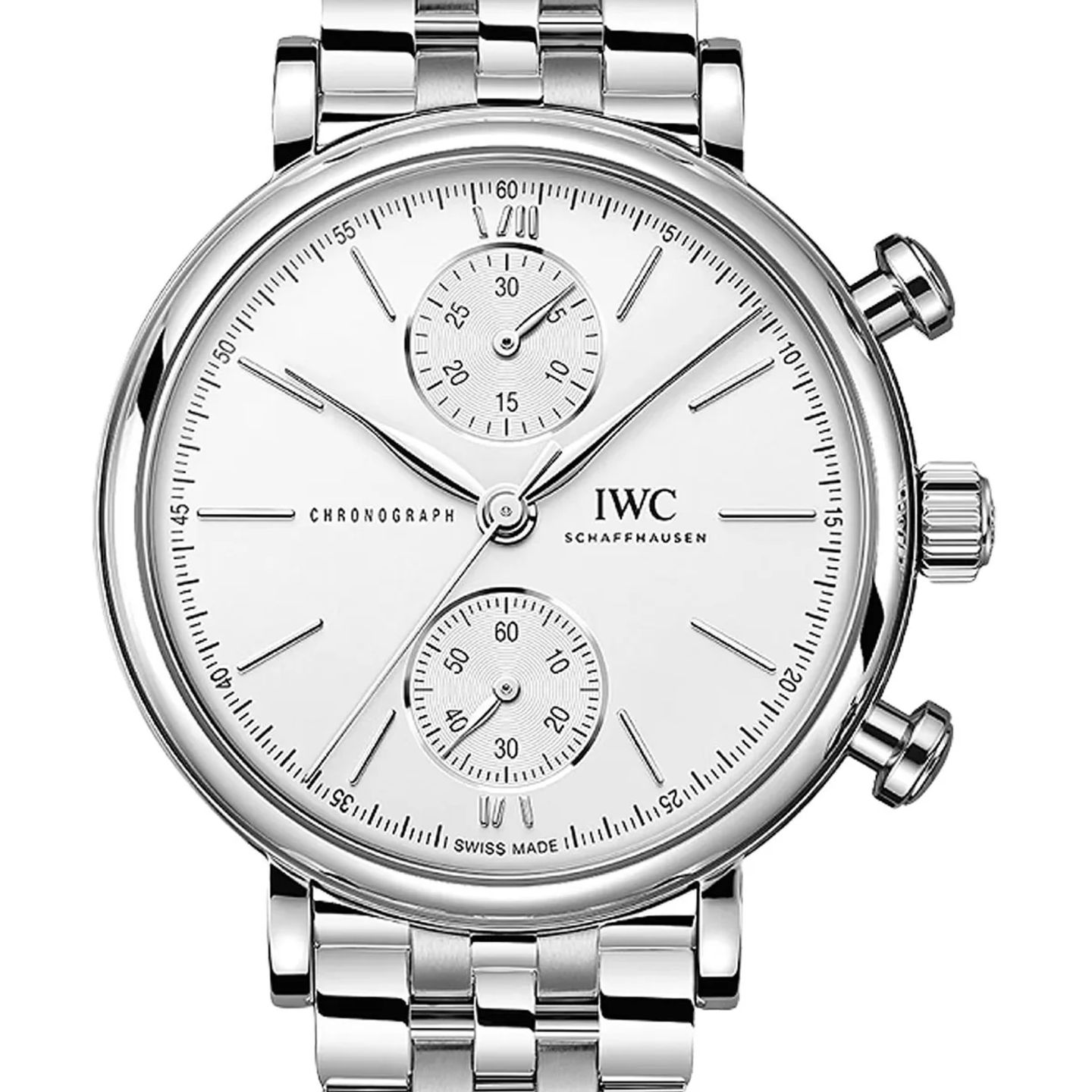 IWC Portofino Chronograph IW391503 (2026) - Silver dial 39 mm Steel case (1/1)