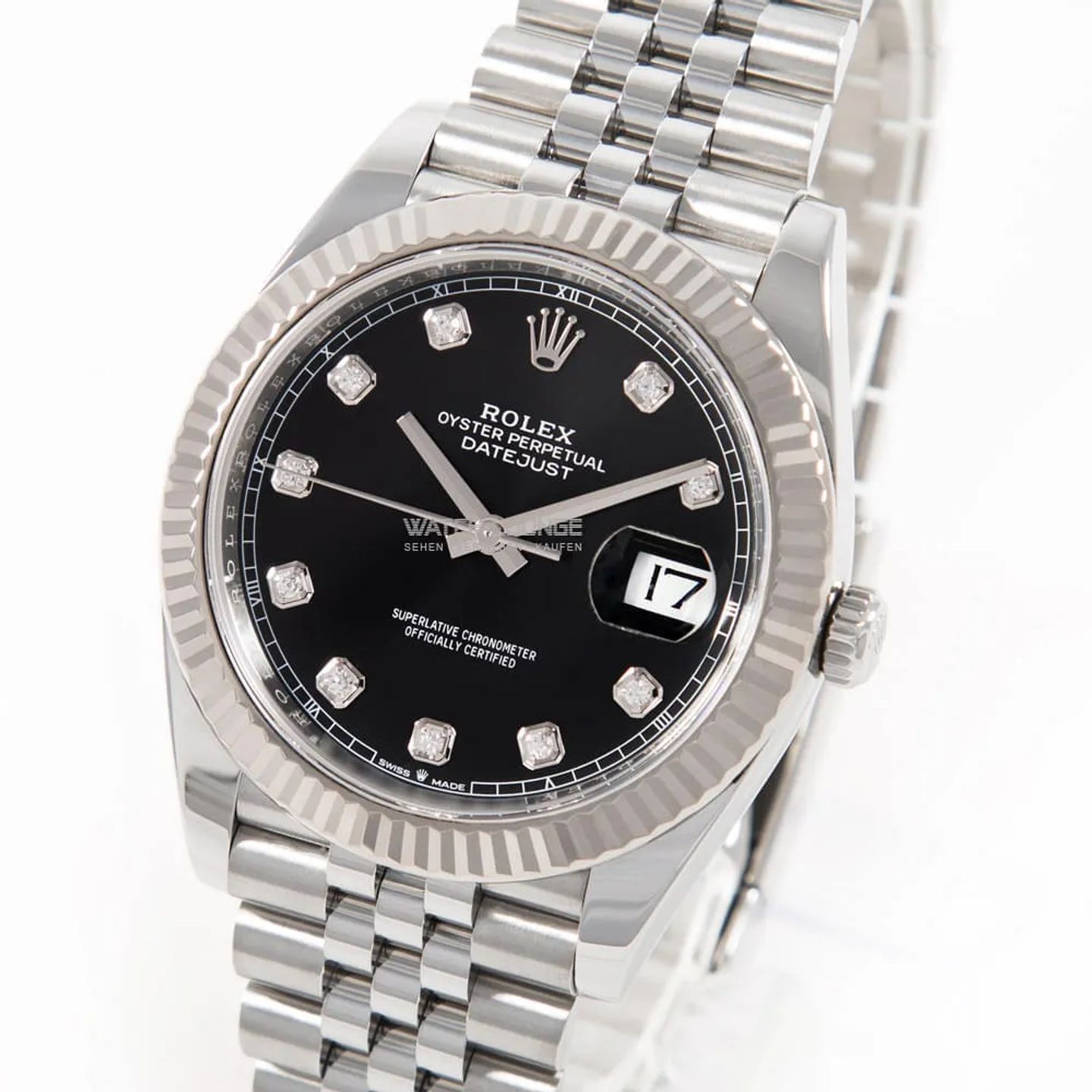 Rolex Datejust 41 126334 (2022) - Black dial 41 mm Steel case (1/8)