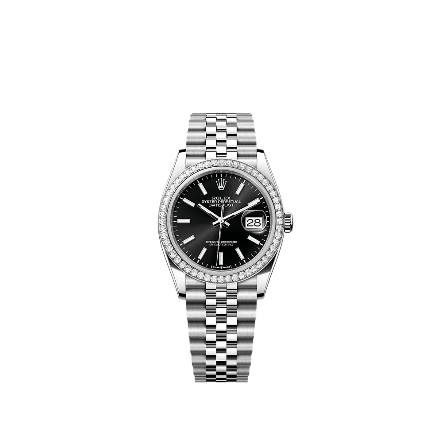 Rolex Datejust 36 126284RBR (2025) - Zwart wijzerplaat 36mm Staal (1/1)