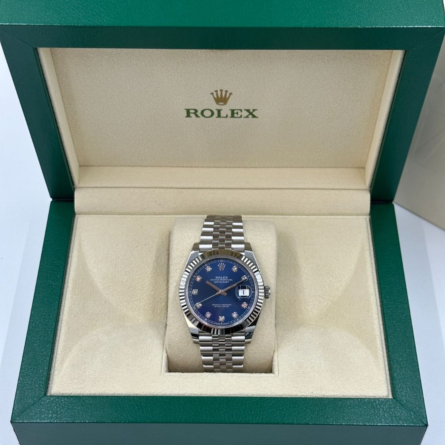 Rolex Datejust 41 126334 (2024) - Blue dial 41 mm Steel case (4/8)