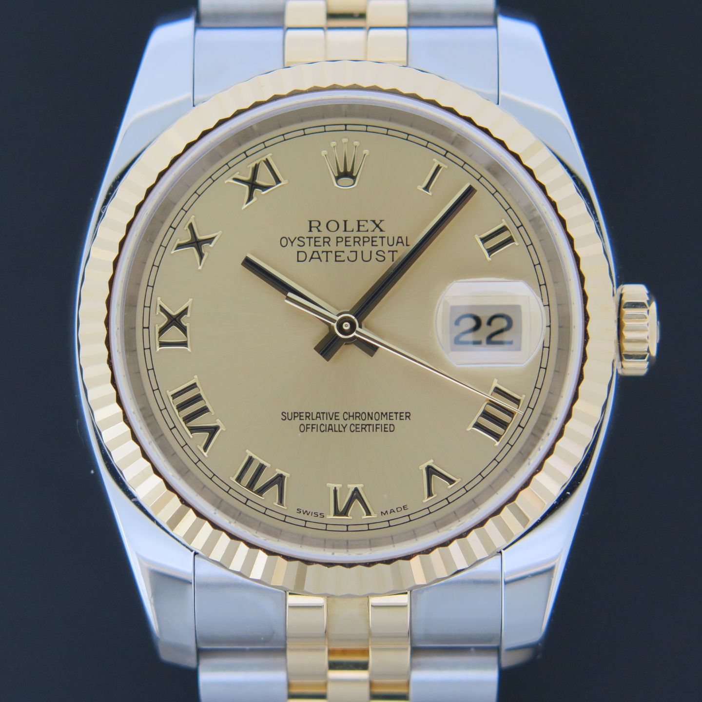 Rolex Datejust 36 116233 (2003) - 36 mm Gold/Steel case (2/4)