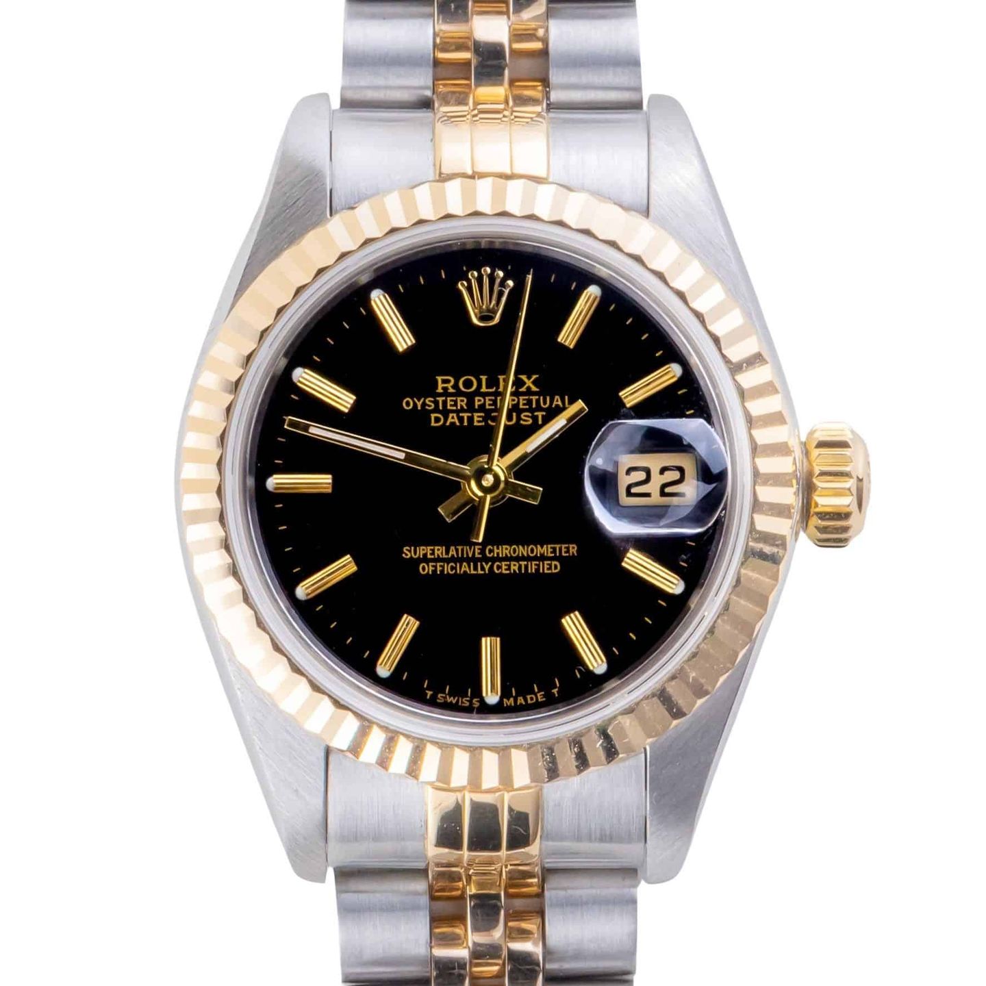 Rolex Lady-Datejust 69173 (1989) - 26 mm Gold/Steel case (3/8)
