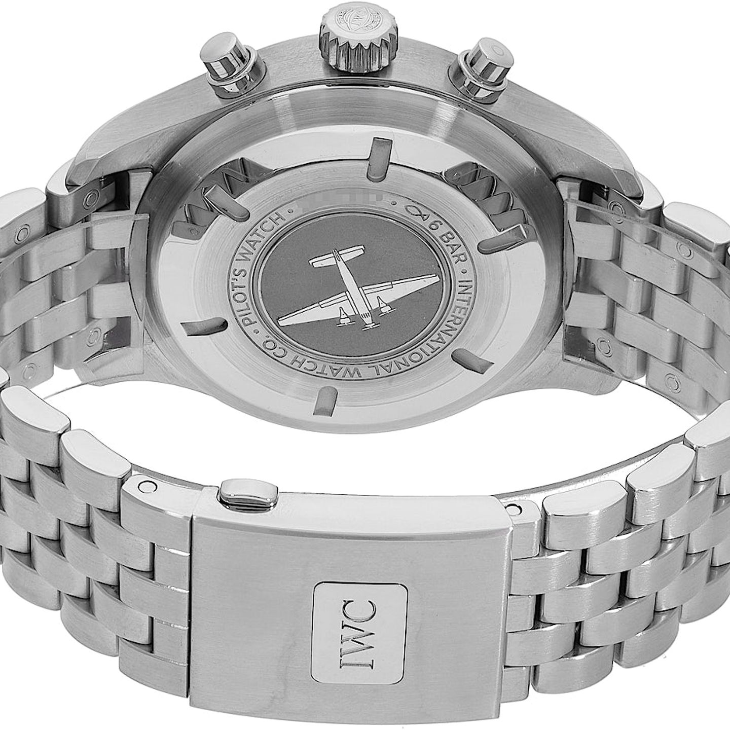 IWC Pilot Chronograph IW377710 (2021) - Zwart wijzerplaat 43mm Staal (5/5)