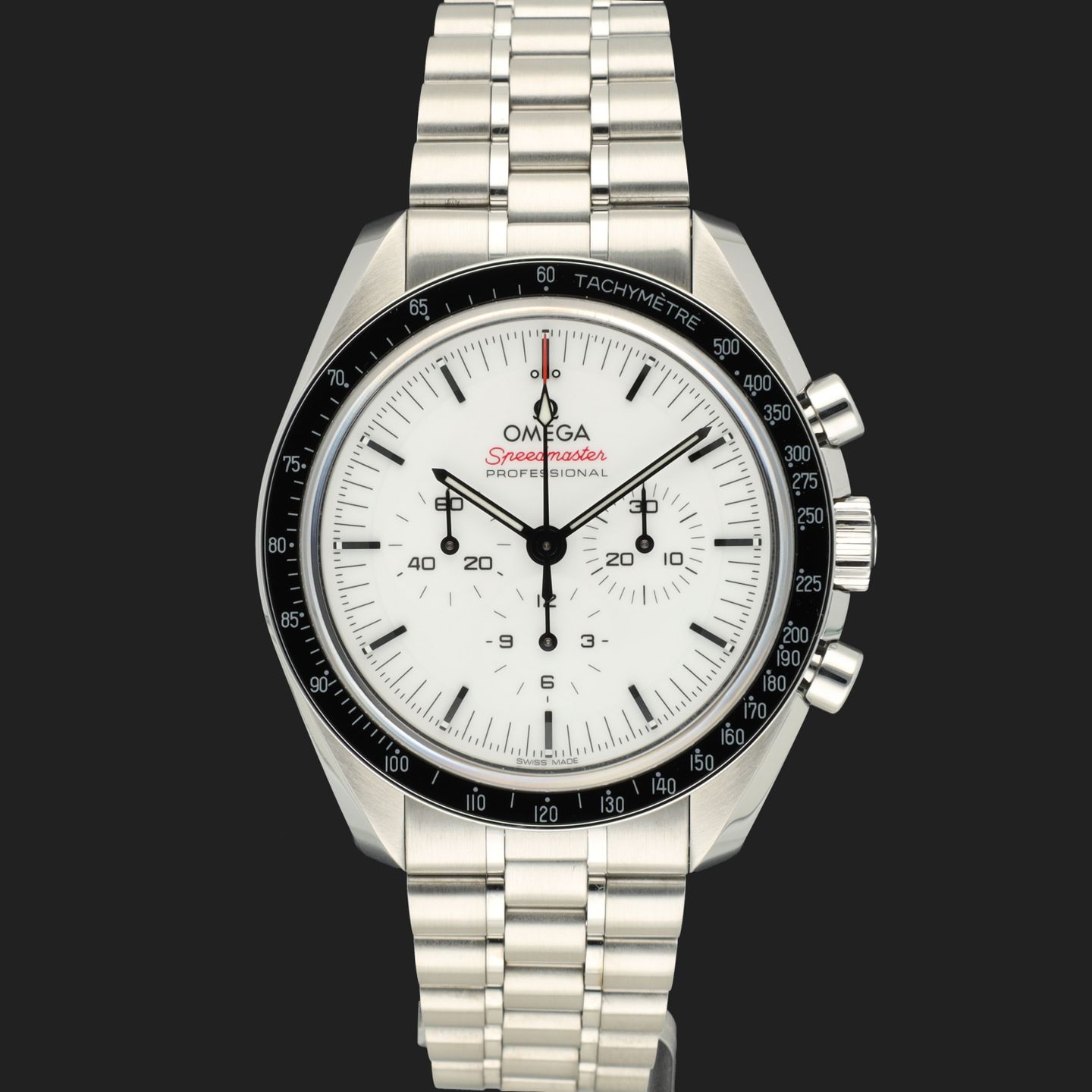 Omega Speedmaster Professional Moonwatch 310.30.42.50.04.001 (2025) - White dial 42 mm Steel case (2/8)
