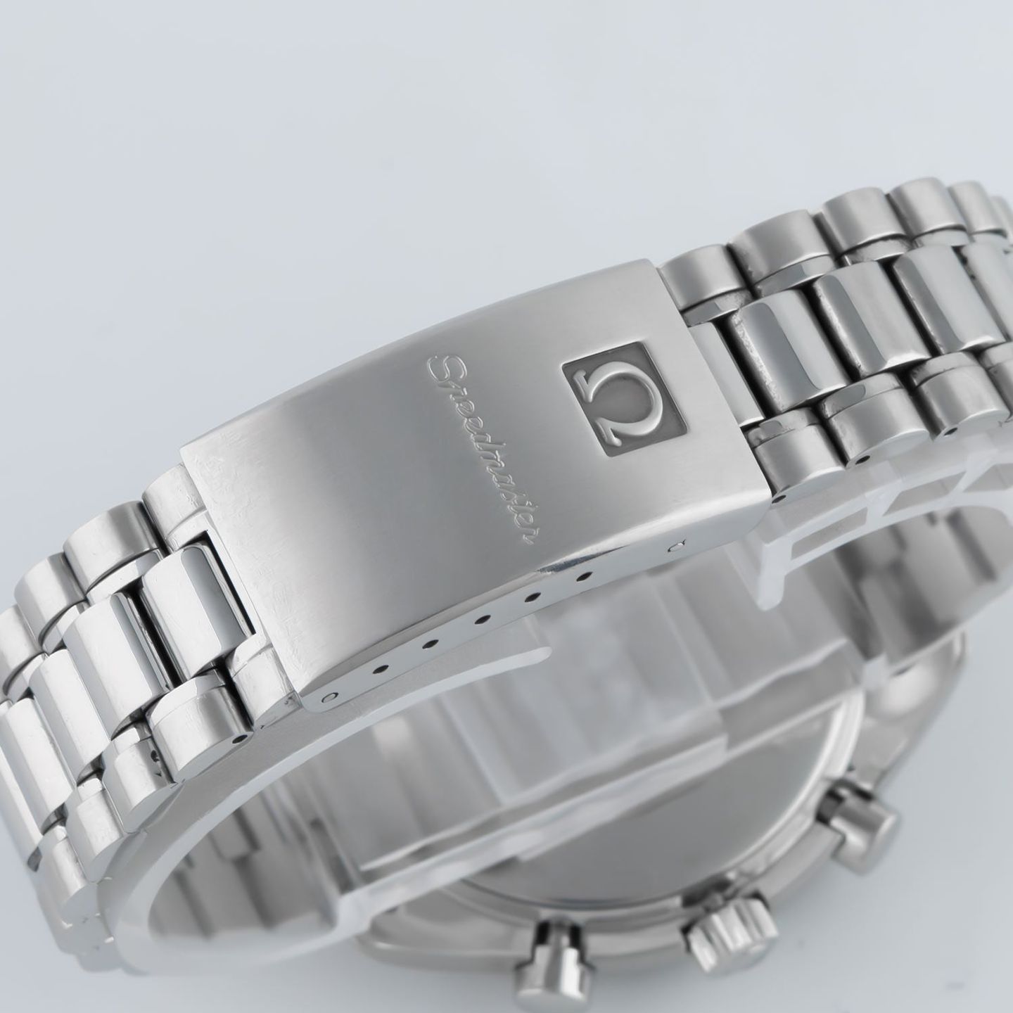 Omega Speedmaster Reduced 3810.81.08 (1998) - Blue dial 39 mm Steel case (4/7)