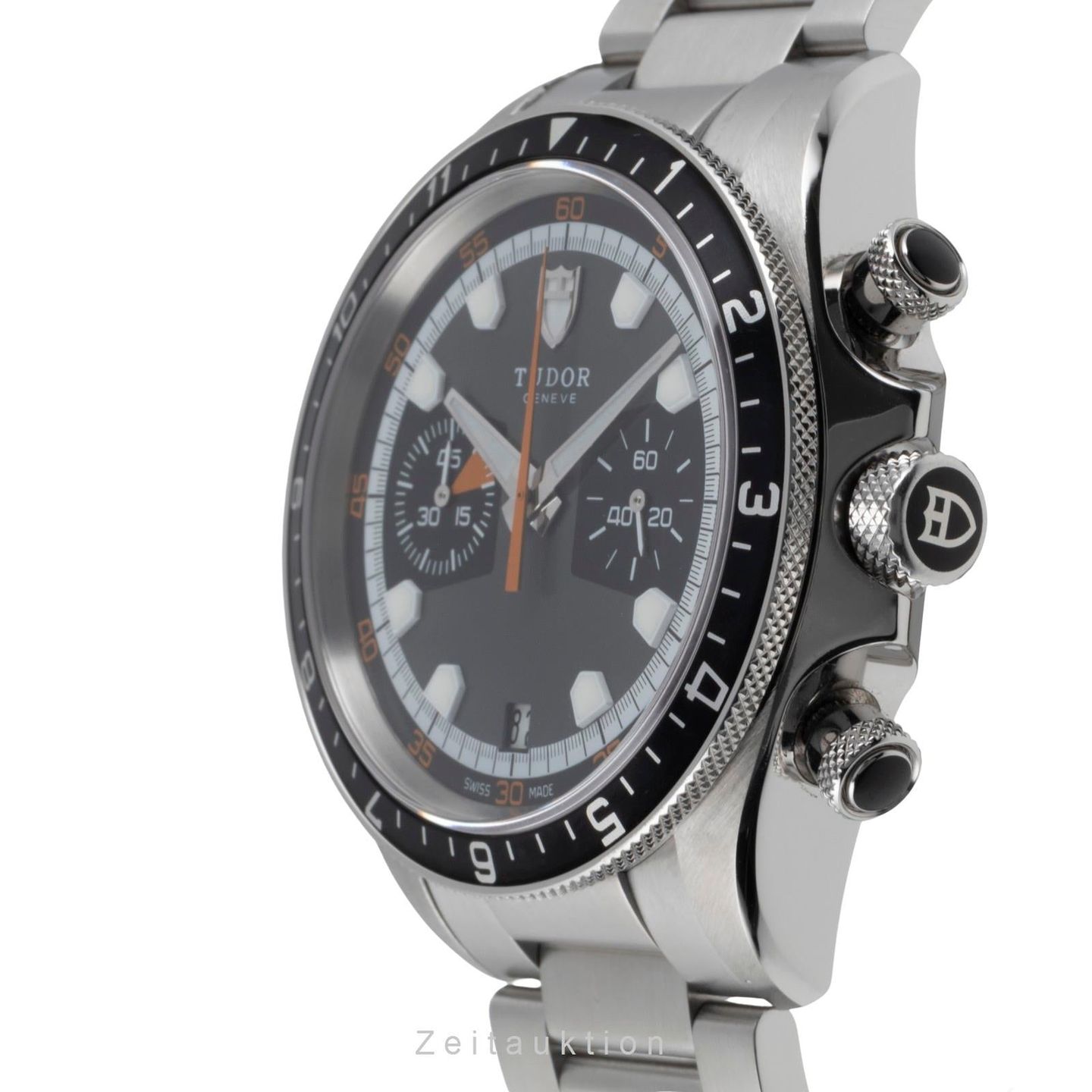 Tudor Heritage Chrono 70330N (Onbekend (willekeurig serienummer)) - Grijs wijzerplaat 42mm Staal (5/8)