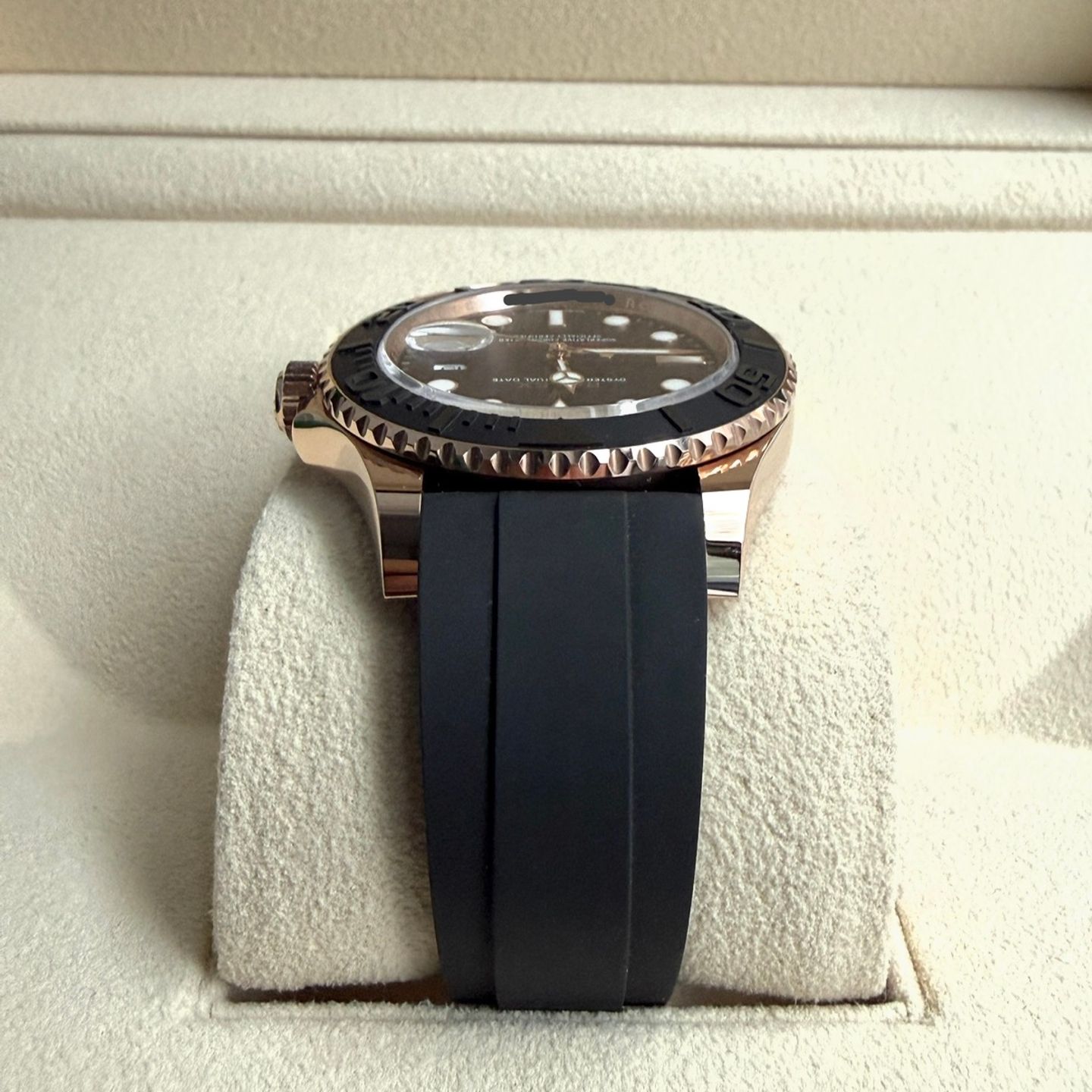 Rolex Yacht-Master 40 126655 (2025) - Black dial 40 mm Rose Gold case (8/14)