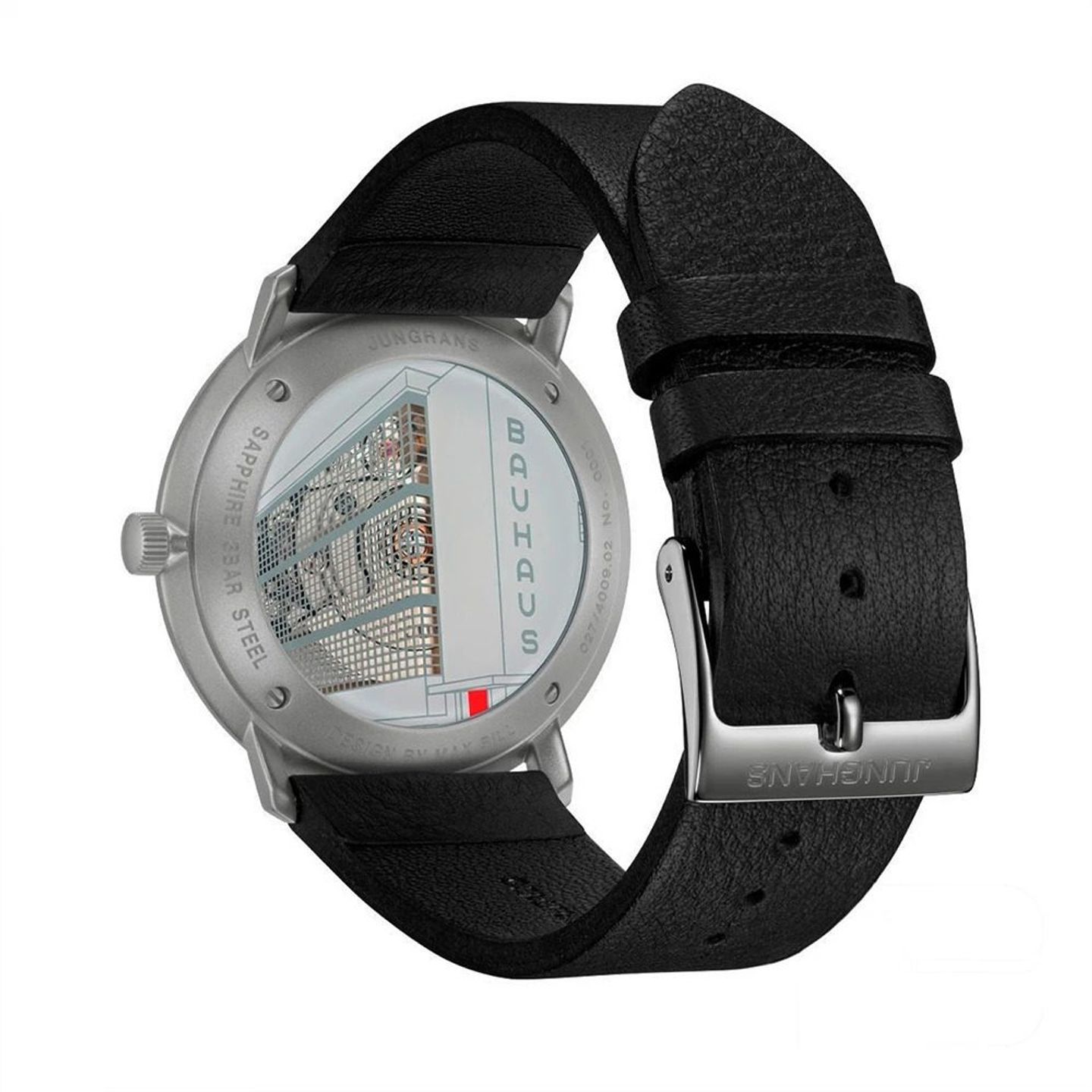 Junghans Max Bill 027/4009.02 (2025) - Wit wijzerplaat 38mm Staal (5/8)