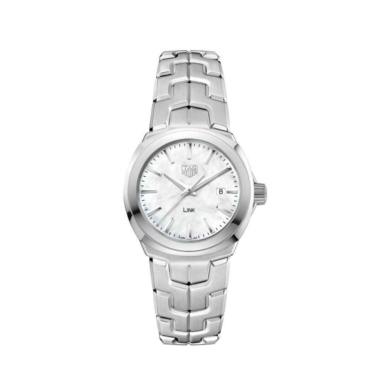 TAG Heuer Link Lady WBC1310.BA0600 (2023) - White dial 32 mm Steel case (3/3)