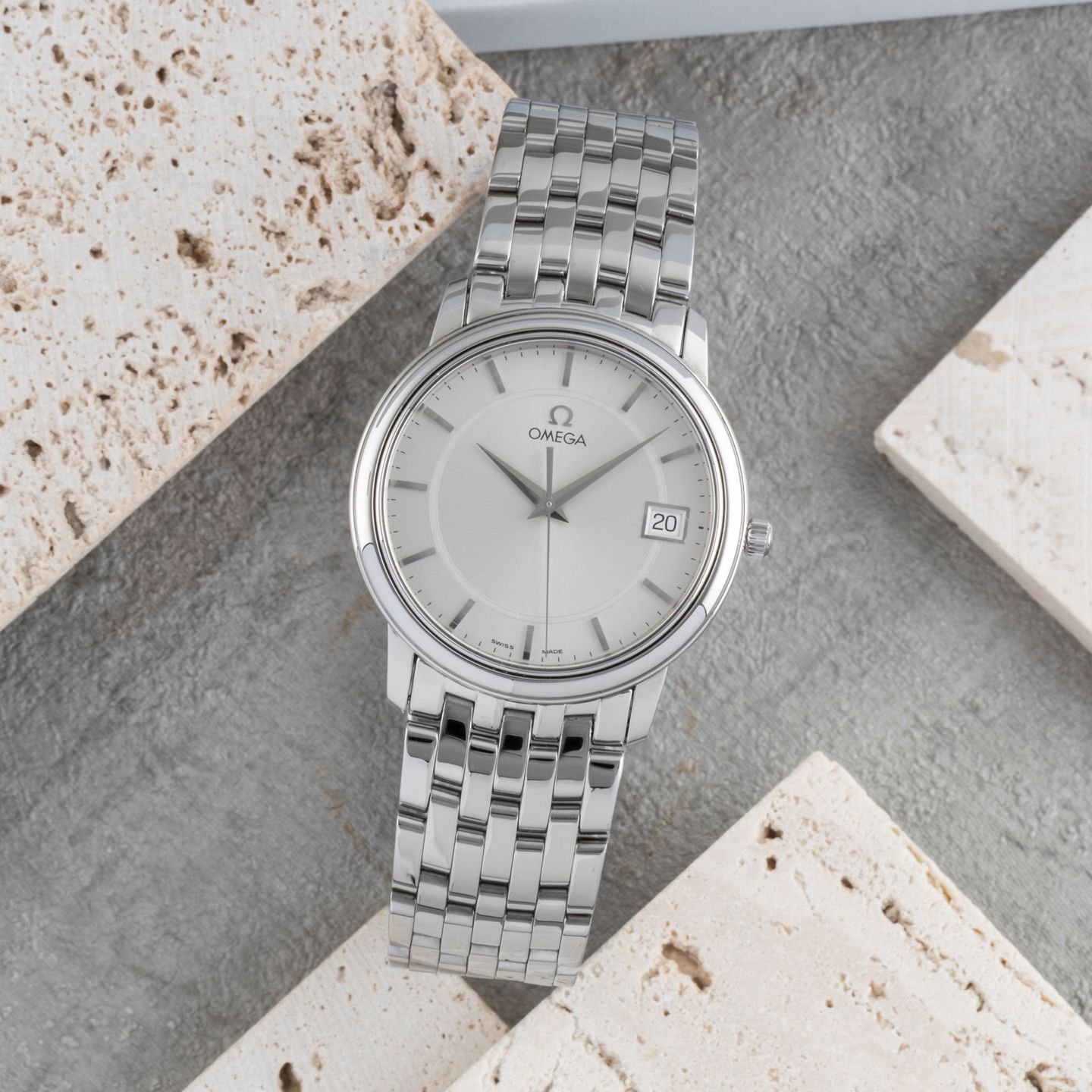 Omega De Ville Prestige 4510.31.00 (1993) - Silver dial 34 mm Steel case (1/8)