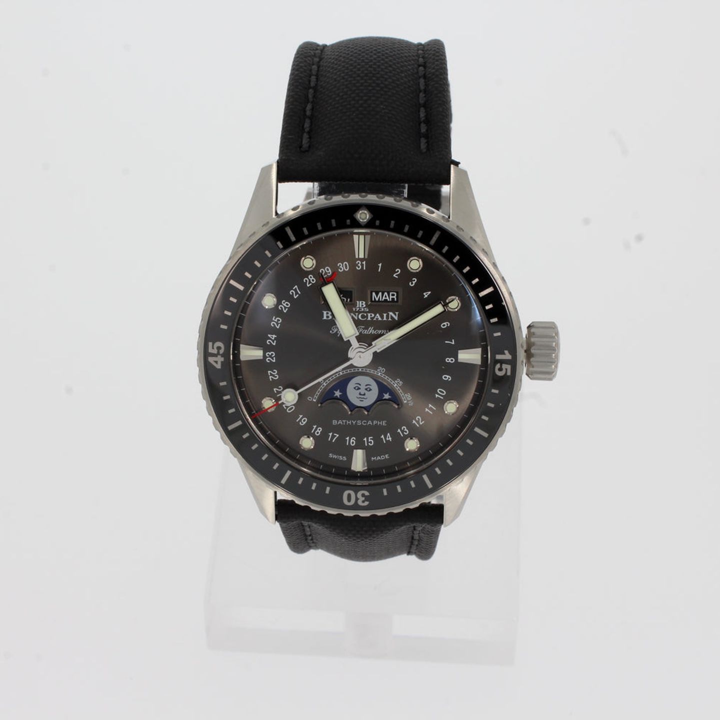 Blancpain Fifty Fathoms Bathyscaphe 5054-1110-B52a (2024) - Grey dial 43 mm Steel case (1/5)