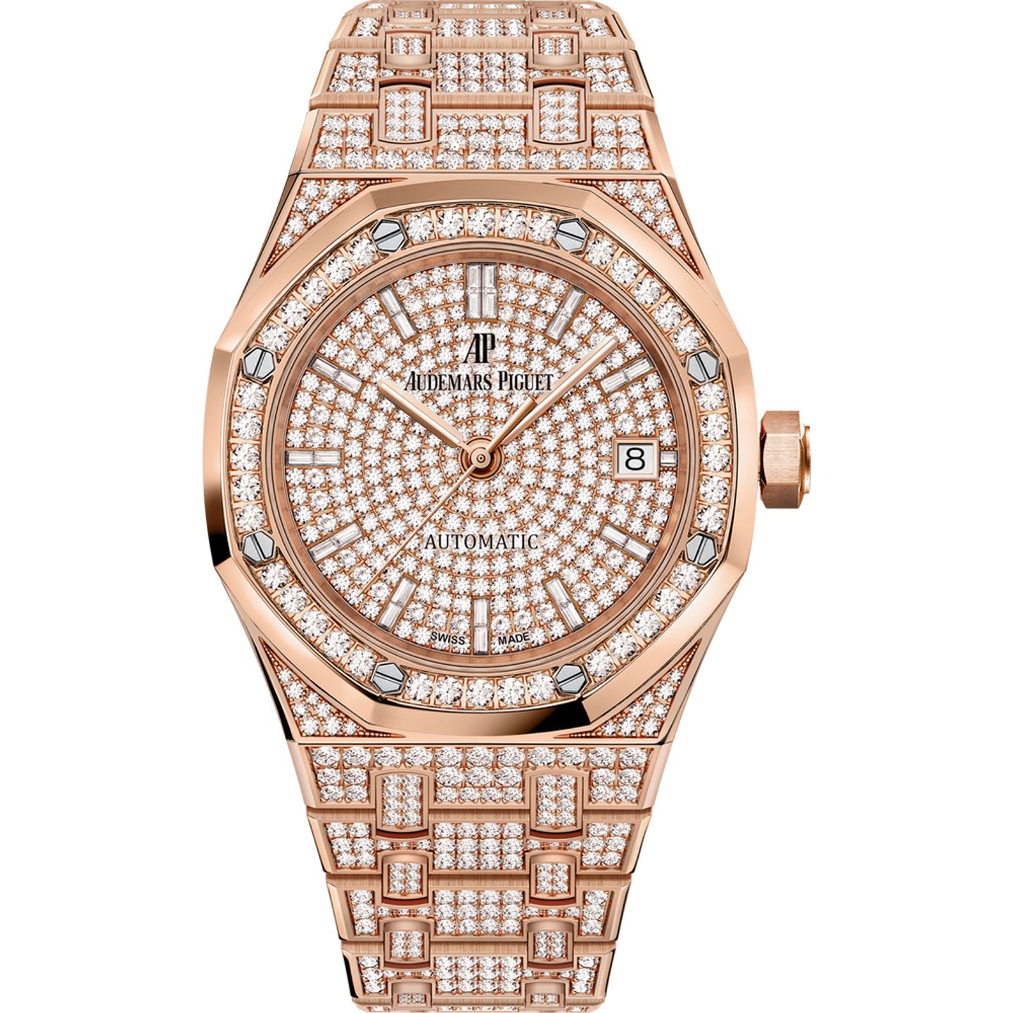 Audemars Piguet Royal Oak Lady 15452OR.ZZ.1258OR.02 (2025) - Diamond dial 37 mm Rose Gold case (1/1)