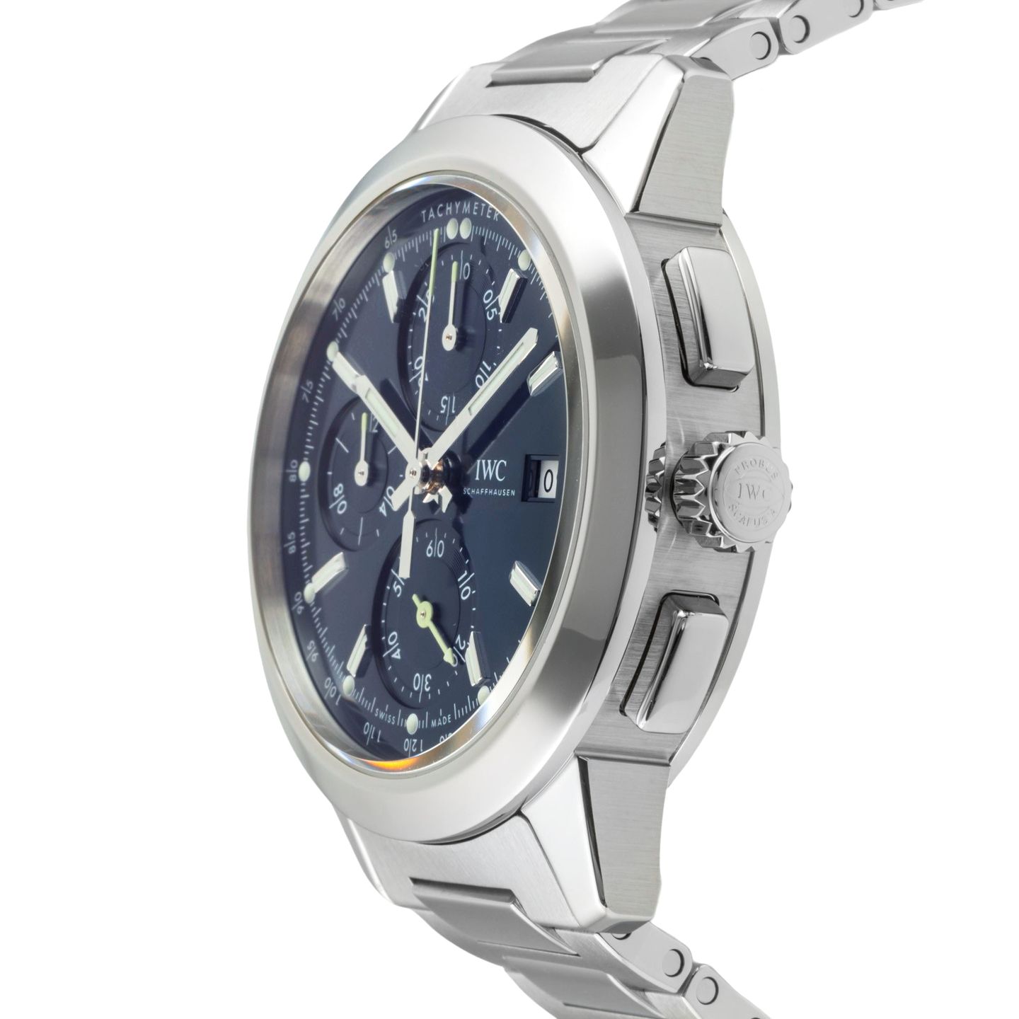 IWC Ingenieur Chronograph IW380802 (Onbekend (willekeurig serienummer)) - Zilver wijzerplaat 42mm Staal (6/8)