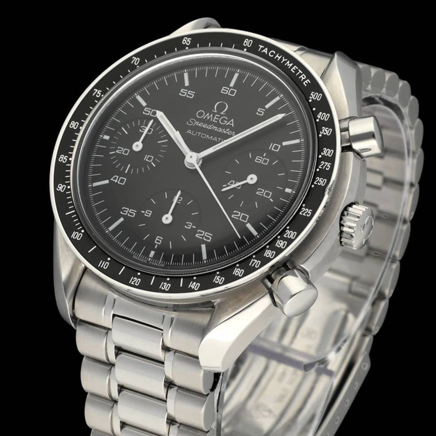 Omega Speedmaster Reduced 3510.50.00 (2006) - Black dial 39 mm Steel case (7/7)