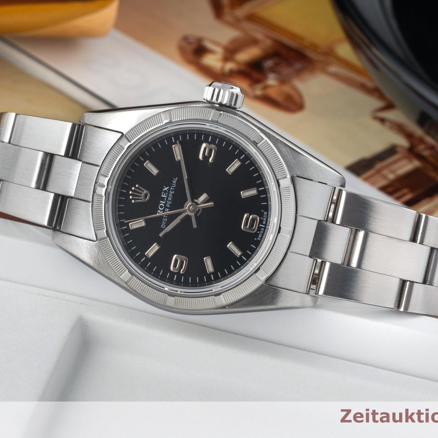 Rolex Oyster Perpetual 76030 (2001) - 26mm Staal (2/8)
