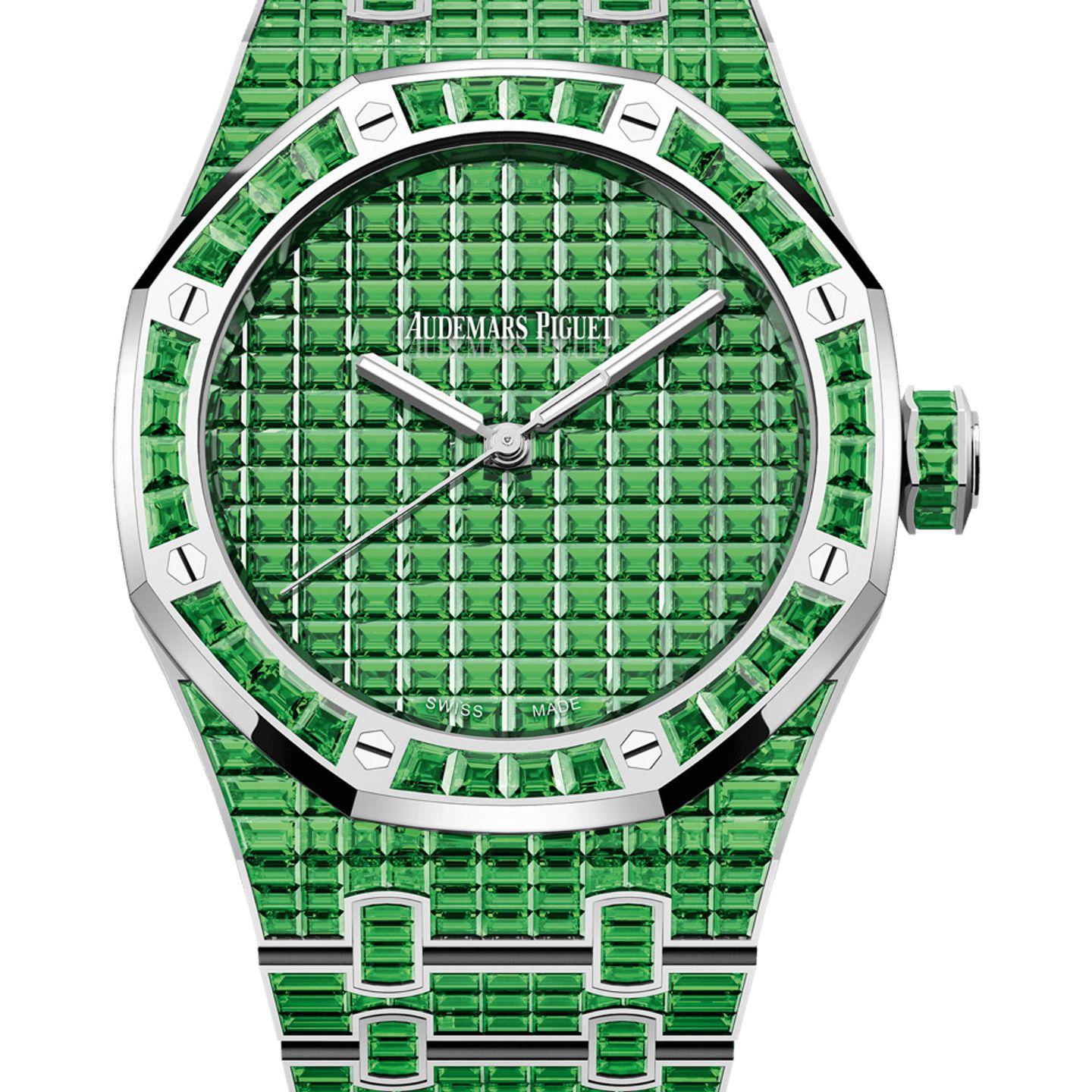 Audemars Piguet Royal Oak Selfwinding 15514BC.RR.1284BC.01 (2025) - Red dial 41 mm White Gold case (1/1)