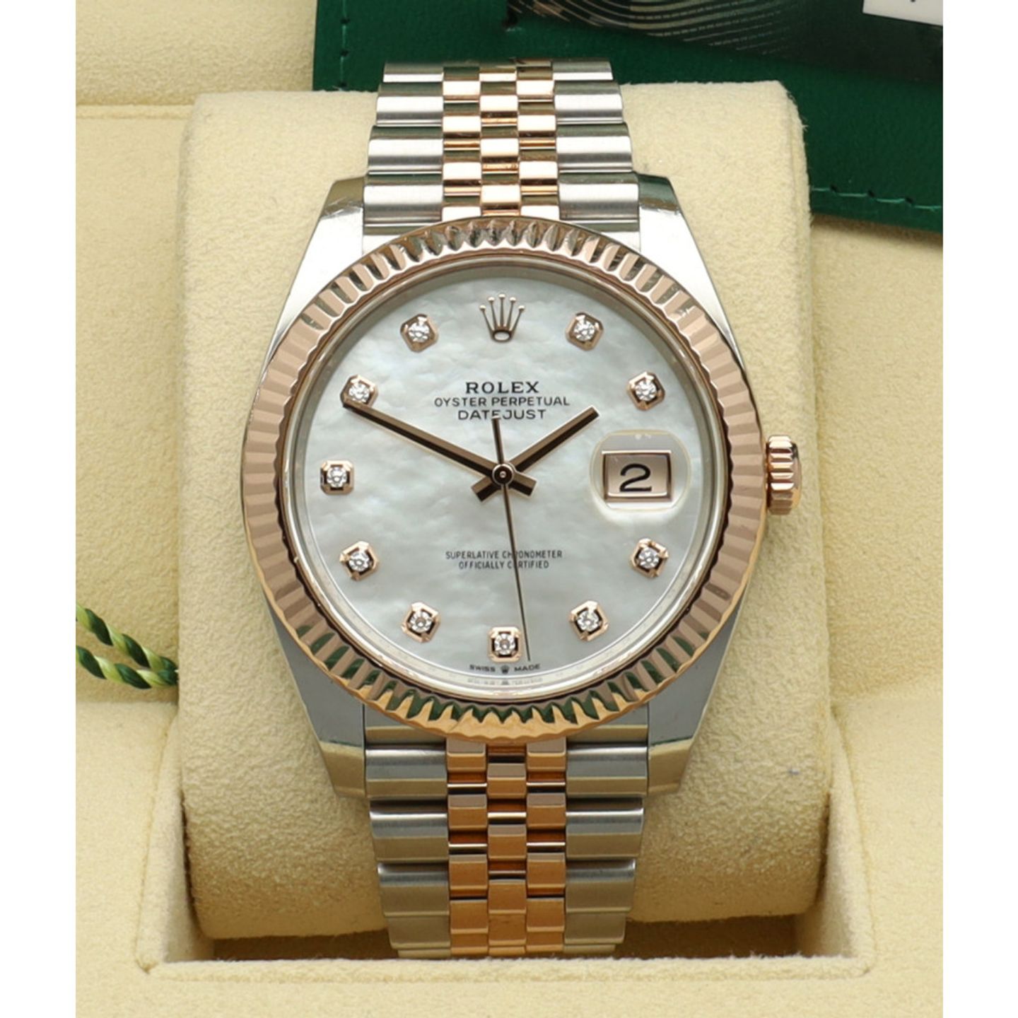 Rolex Datejust 41 126331 (2021) - Pearl dial 41 mm Gold/Steel case (6/7)