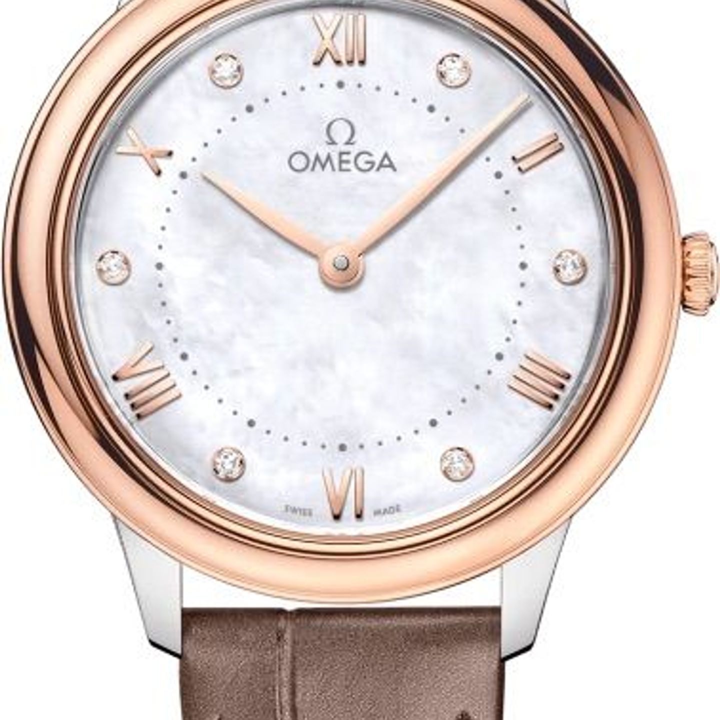 Omega De Ville 434.23.30.60.55.001 (2024) - Wit wijzerplaat 30mm Goud/Staal (1/1)