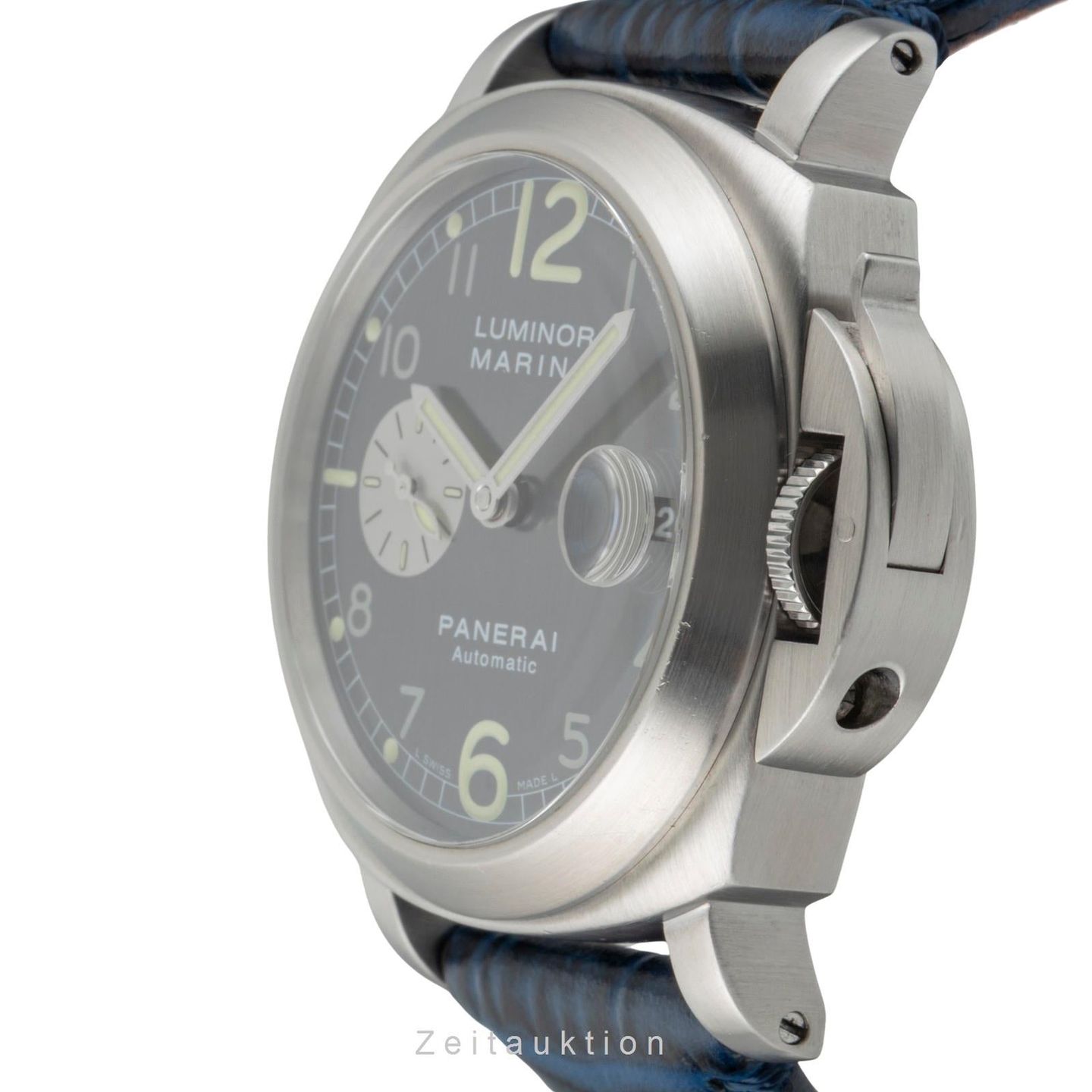 Panerai Luminor Marina Automatic PAM00086 (2001) - Blauw wijzerplaat 44mm Staal (5/8)