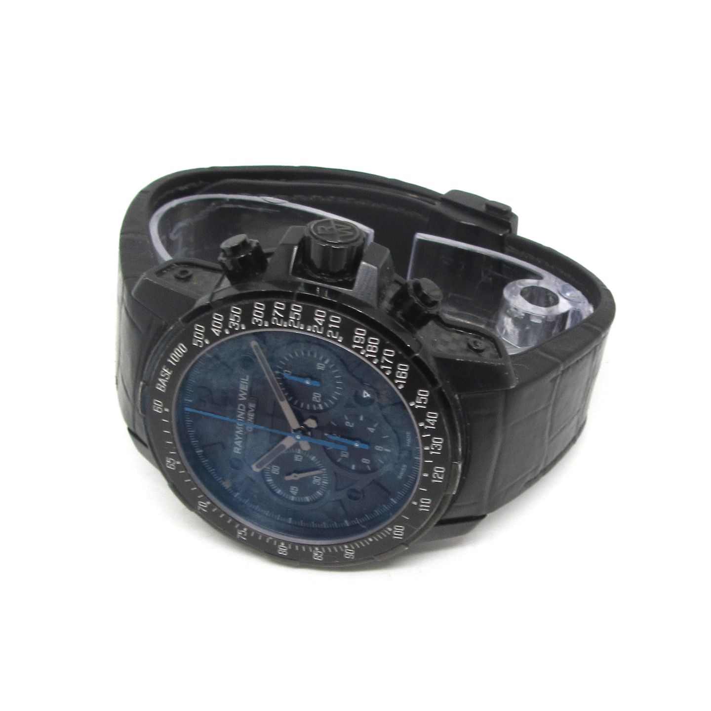 Raymond Weil Unknown 7850-BSF-05207 (Unknown (random serial)) - Black dial 46 mm Steel case (5/6)