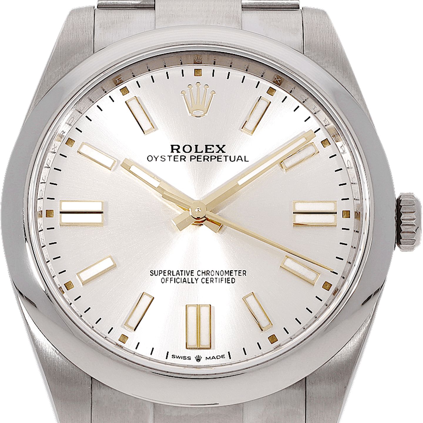 Rolex Oyster Perpetual 41 124300 (2022) - Silver dial 41 mm Steel case (1/5)