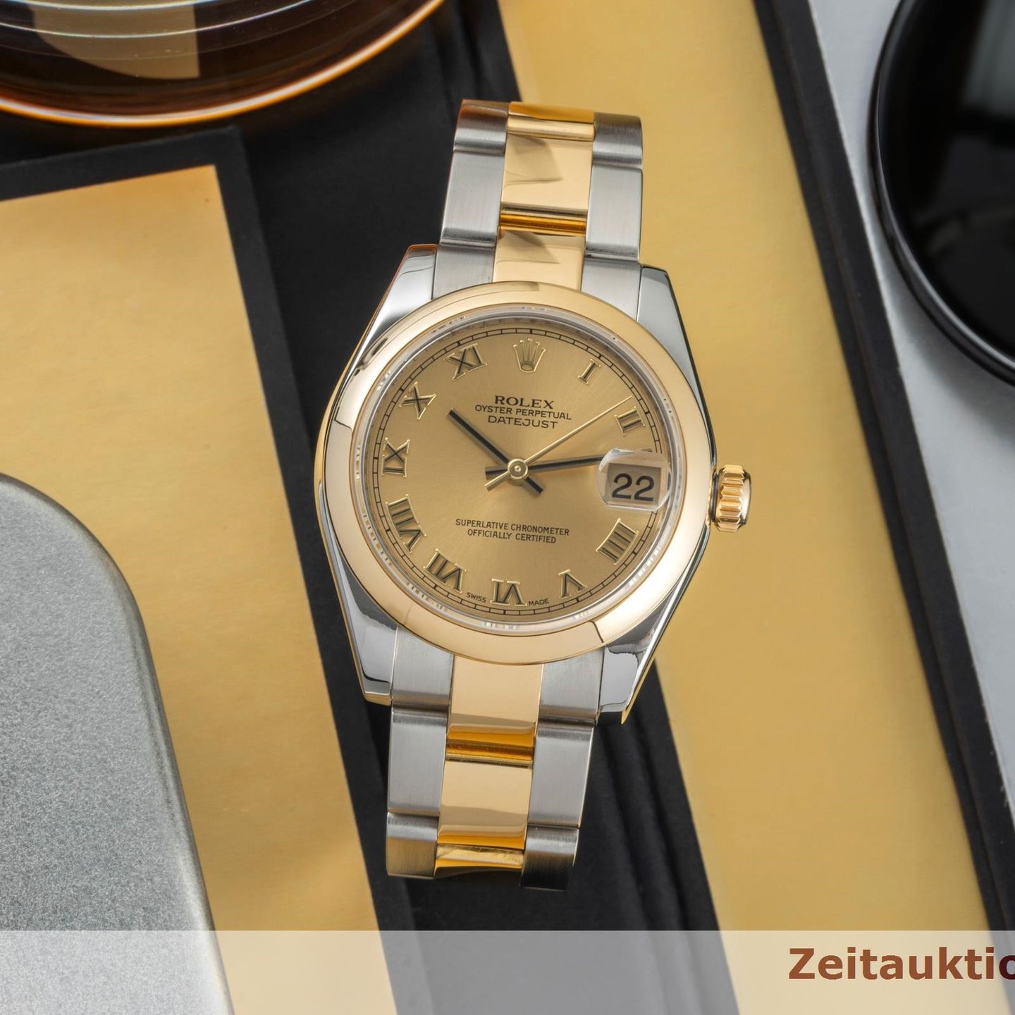 Rolex Datejust 31 178243 (2007) - 31mm Goud/Staal (1/8)