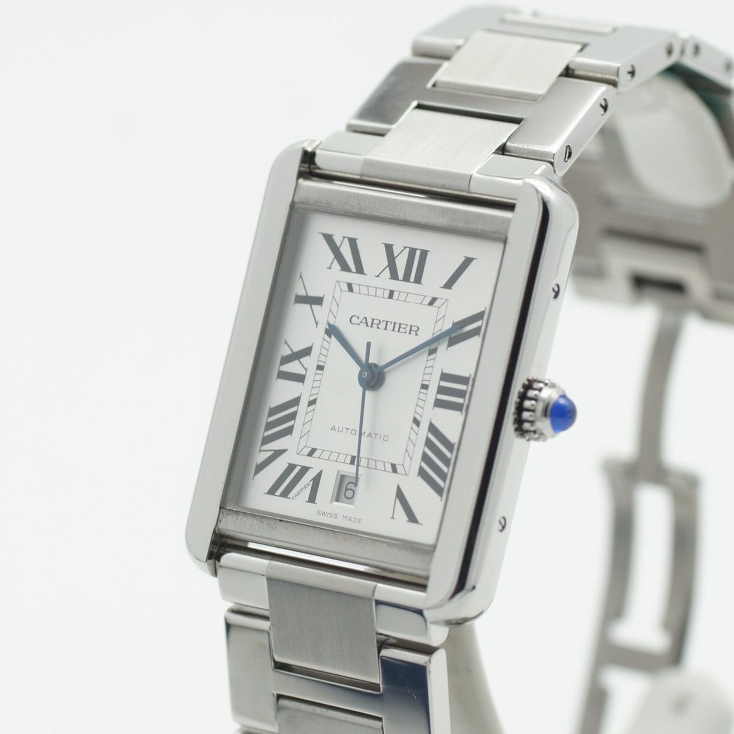 Cartier Tank Solo W5200028 (2016) - Silver dial 31 mm Steel case (4/8)