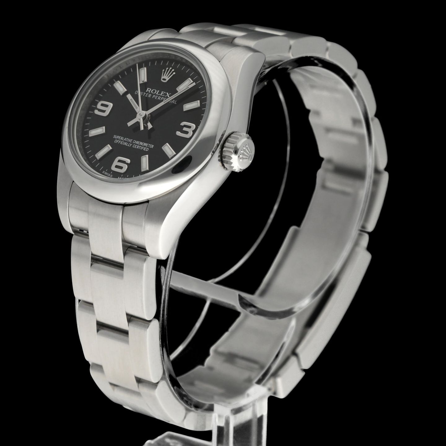 Rolex Oyster Perpetual 26 176200 (2011) - 26 mm Steel case (5/8)