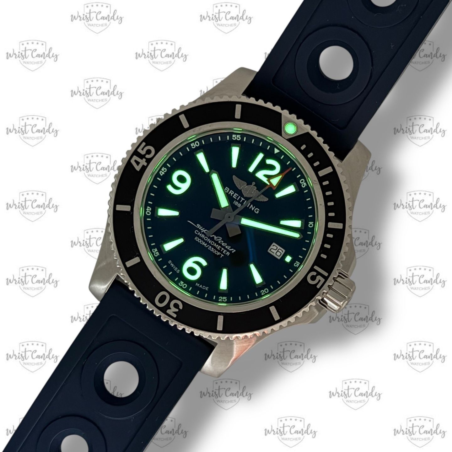 Breitling Superocean 44 A17367D71B1A1 (2019) - Zwart wijzerplaat 44mm Staal (5/8)
