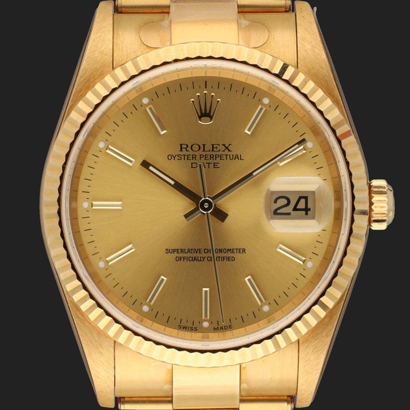 Rolex Oyster Perpetual Date 15238 - (2/8)