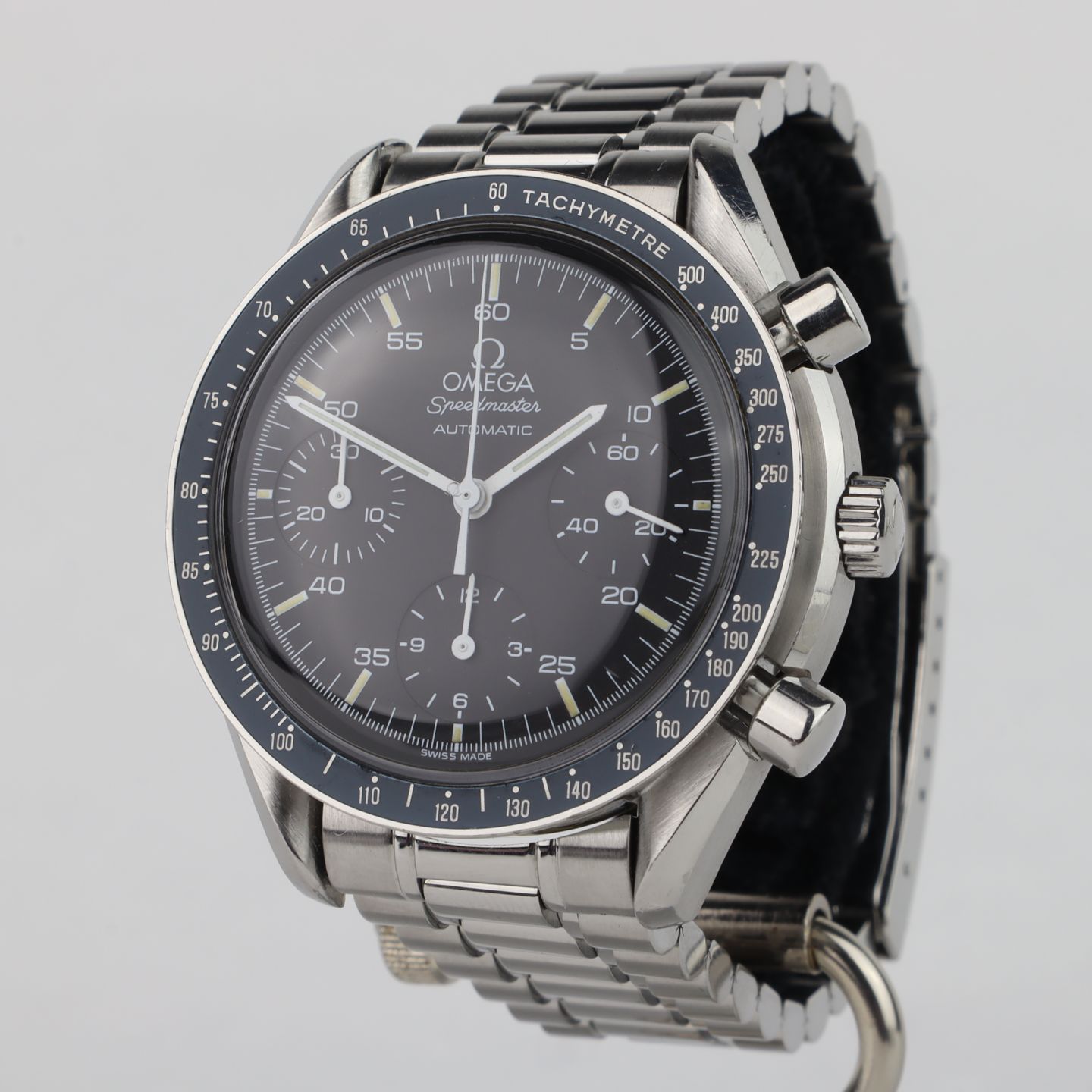 Omega Speedmaster Reduced 3510.50.00 (1992) - Zwart wijzerplaat 39mm Staal (3/8)