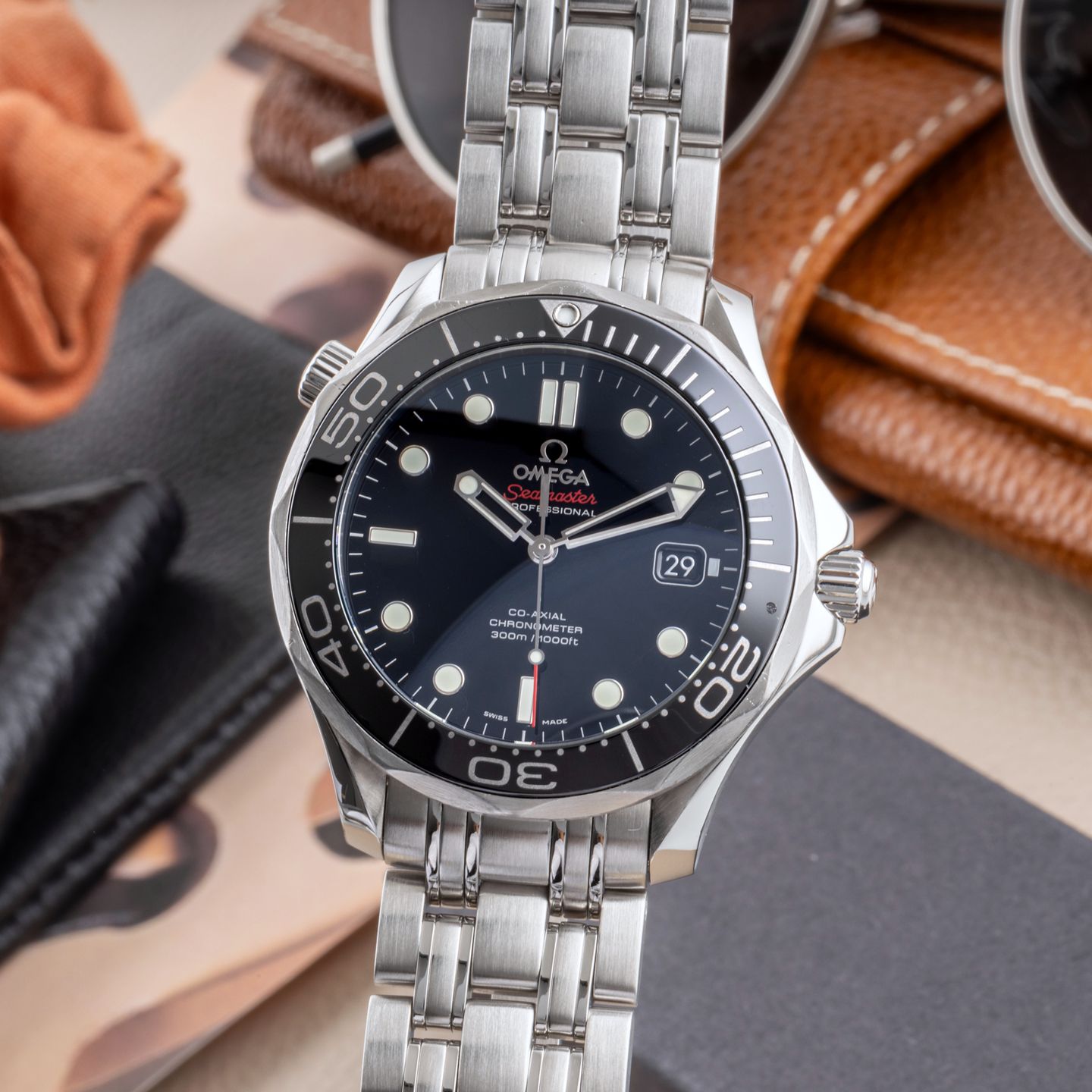 Omega Seamaster Diver 300 M 212.30.41.20.01.003 (2008) - Zwart wijzerplaat 41mm Staal (3/8)