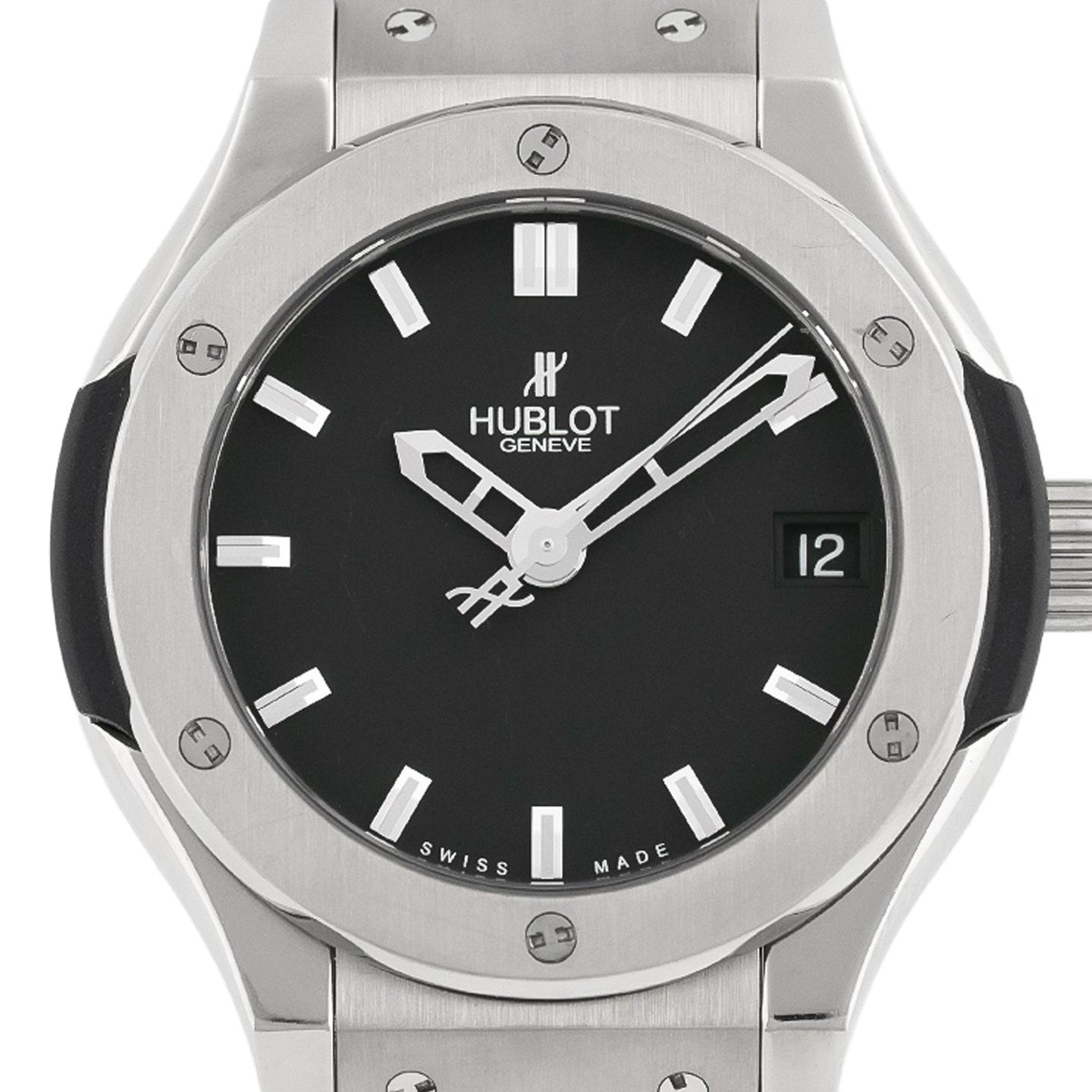 Hublot Classic Fusion 568.NX.1470.NX (Unknown (random serial)) - Black dial 38 mm Titanium case (2/4)