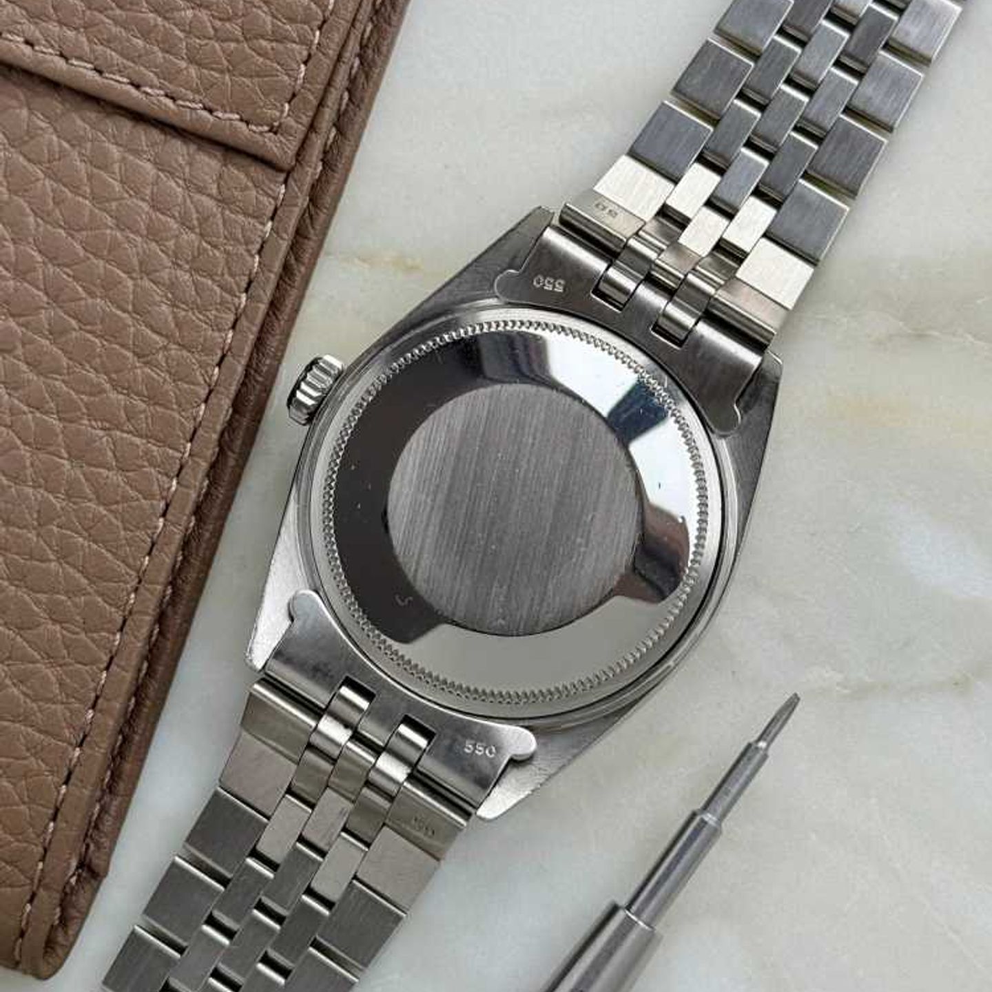 Rolex Datejust 1601 (1970) - Zilver wijzerplaat 36mm Staal (8/8)