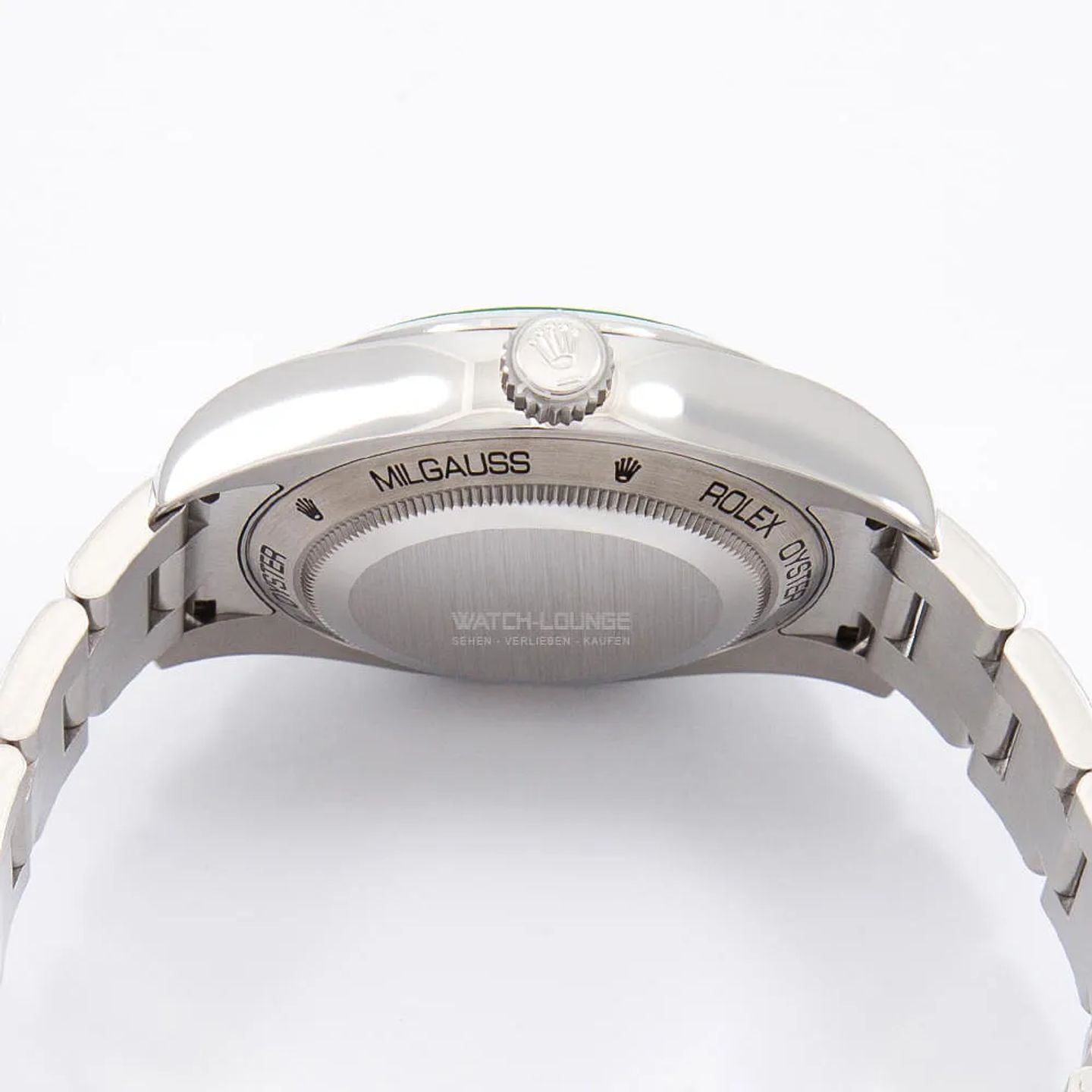 Rolex Milgauss 116400GV (2022) - Blue dial 40 mm Steel case (6/8)