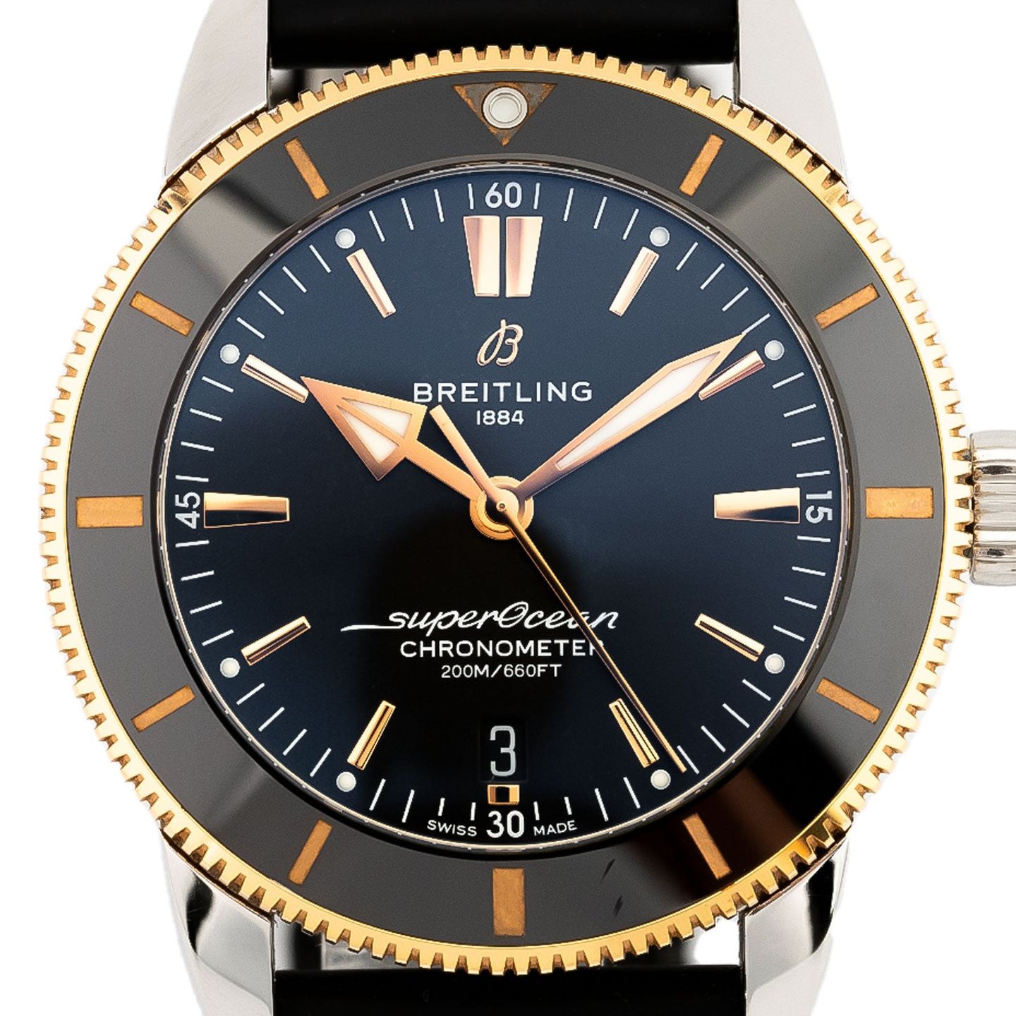 Breitling Superocean Heritage UB2030121B1A1 (2019) - Black dial 44 mm Steel case (2/5)