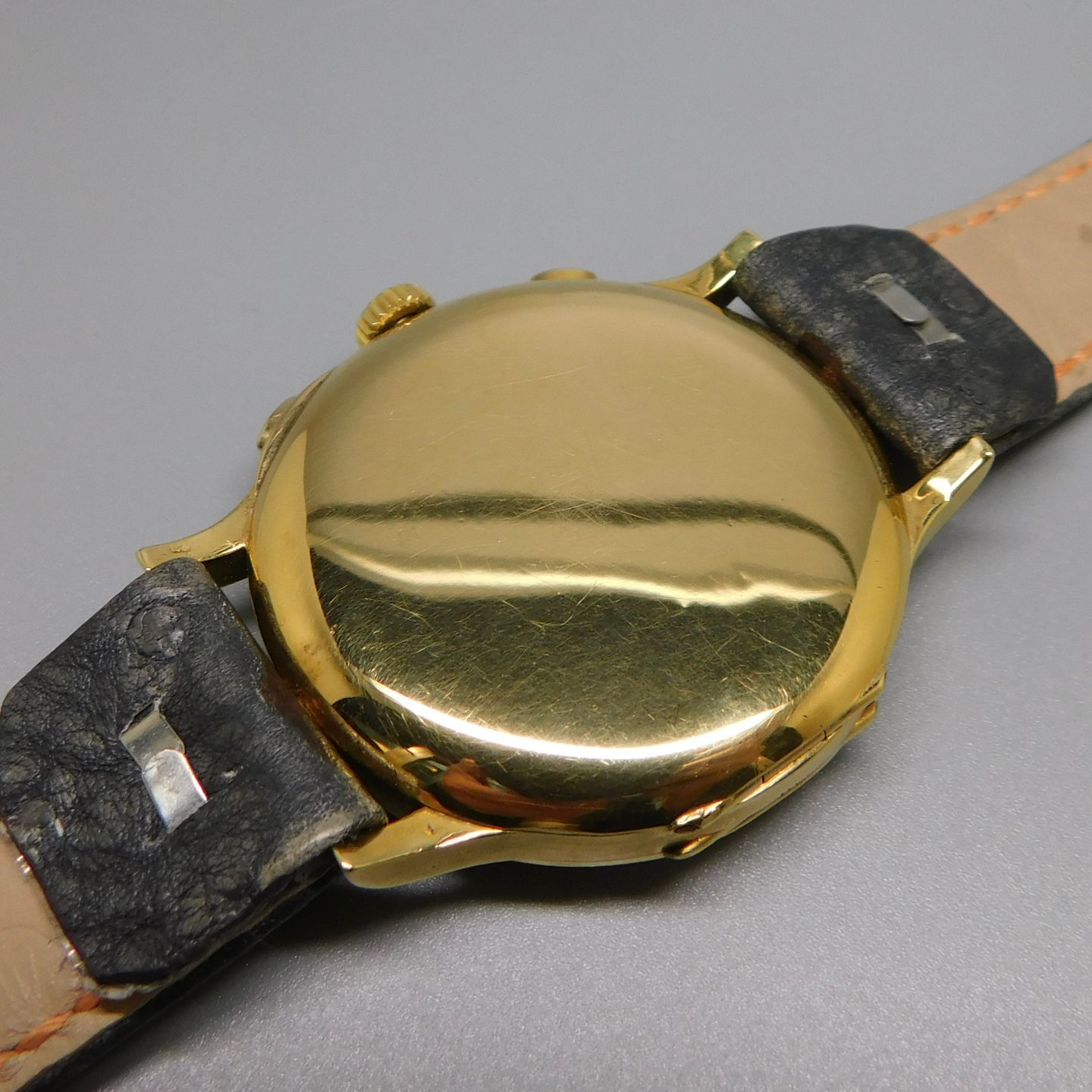 Eberhard & Co. Extra-Fort Unknown (1940) - Roze wijzerplaat 39mm Geelgoud (5/5)